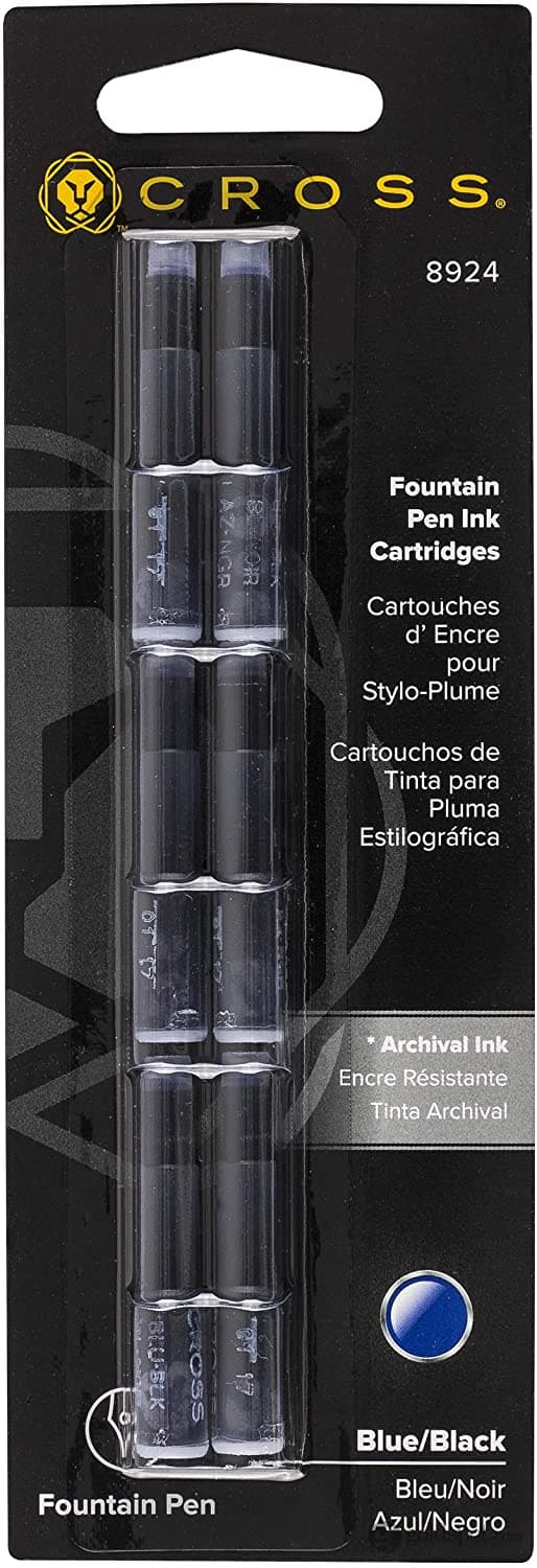 7643-cross-ink-cartridges-in-blue-black-pack-of-6-2.jpg Cross Ink Cartridges in Blue/Black - Pack of 6