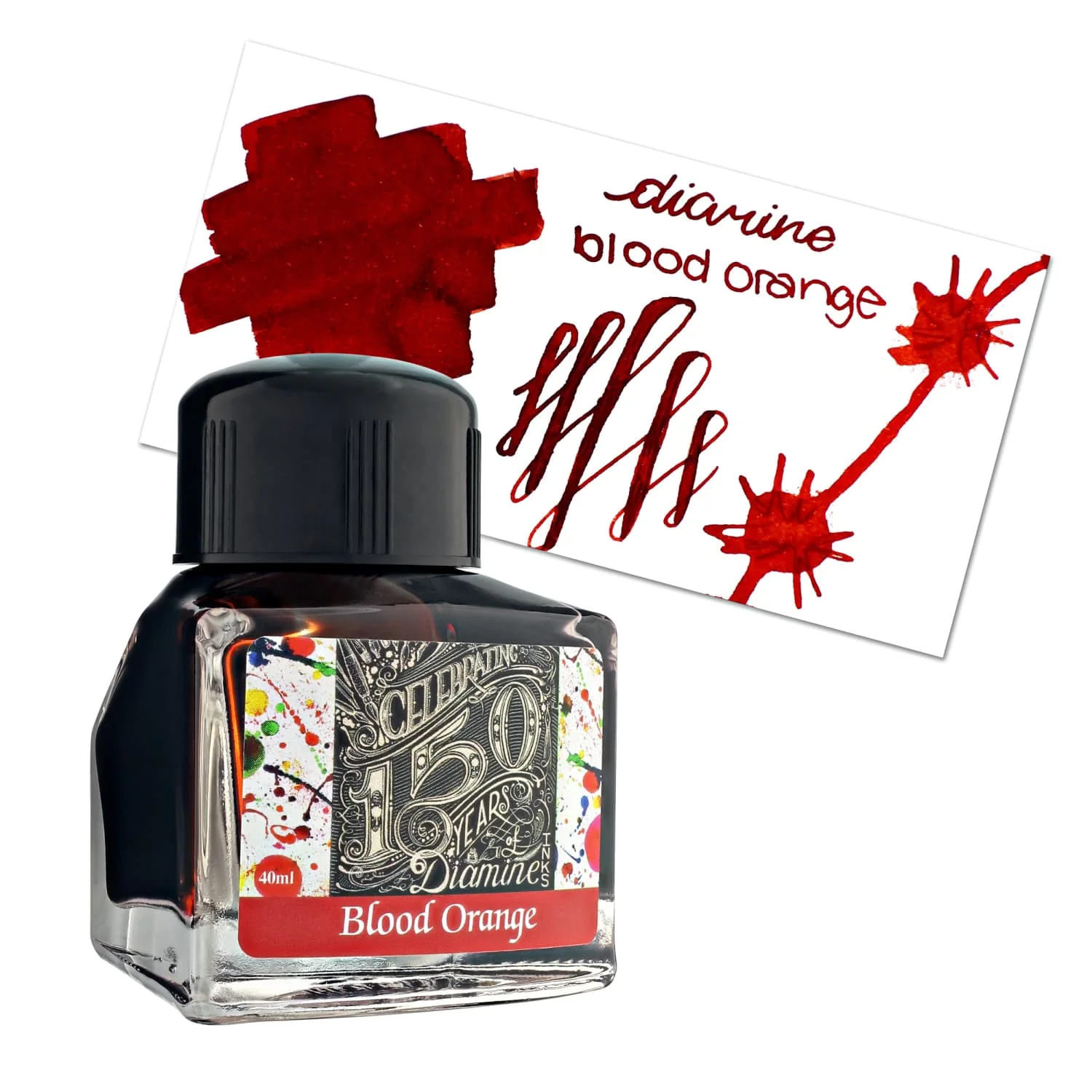 7660-diamine-150th-anniversary-bottled-ink-in-blood-orange-40-ml-1.webp Diamine 150th Anniversary Bottled Ink in Blood Orange - 40 mL