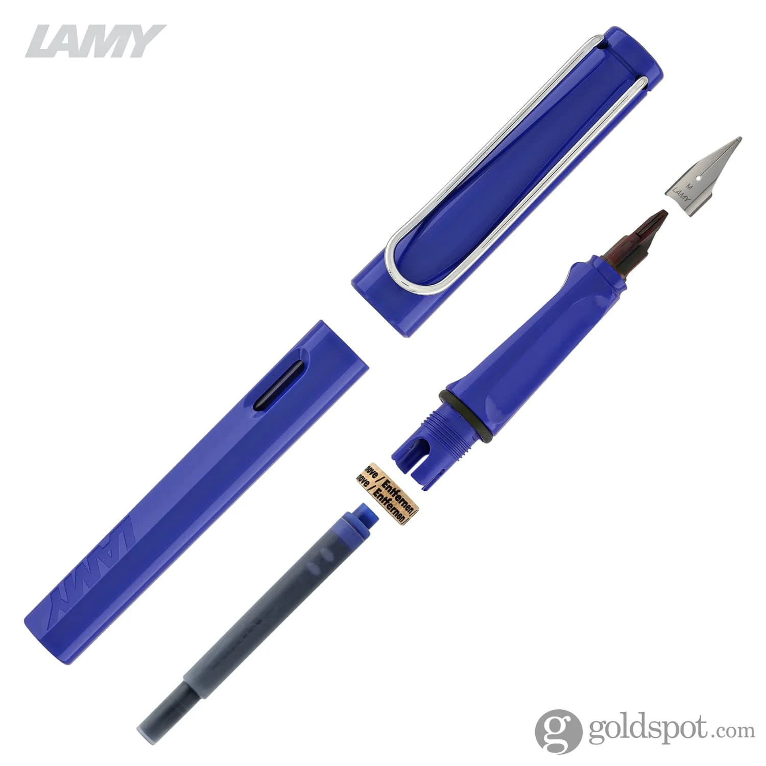 Lamy Safari Fountain Pen in Blue