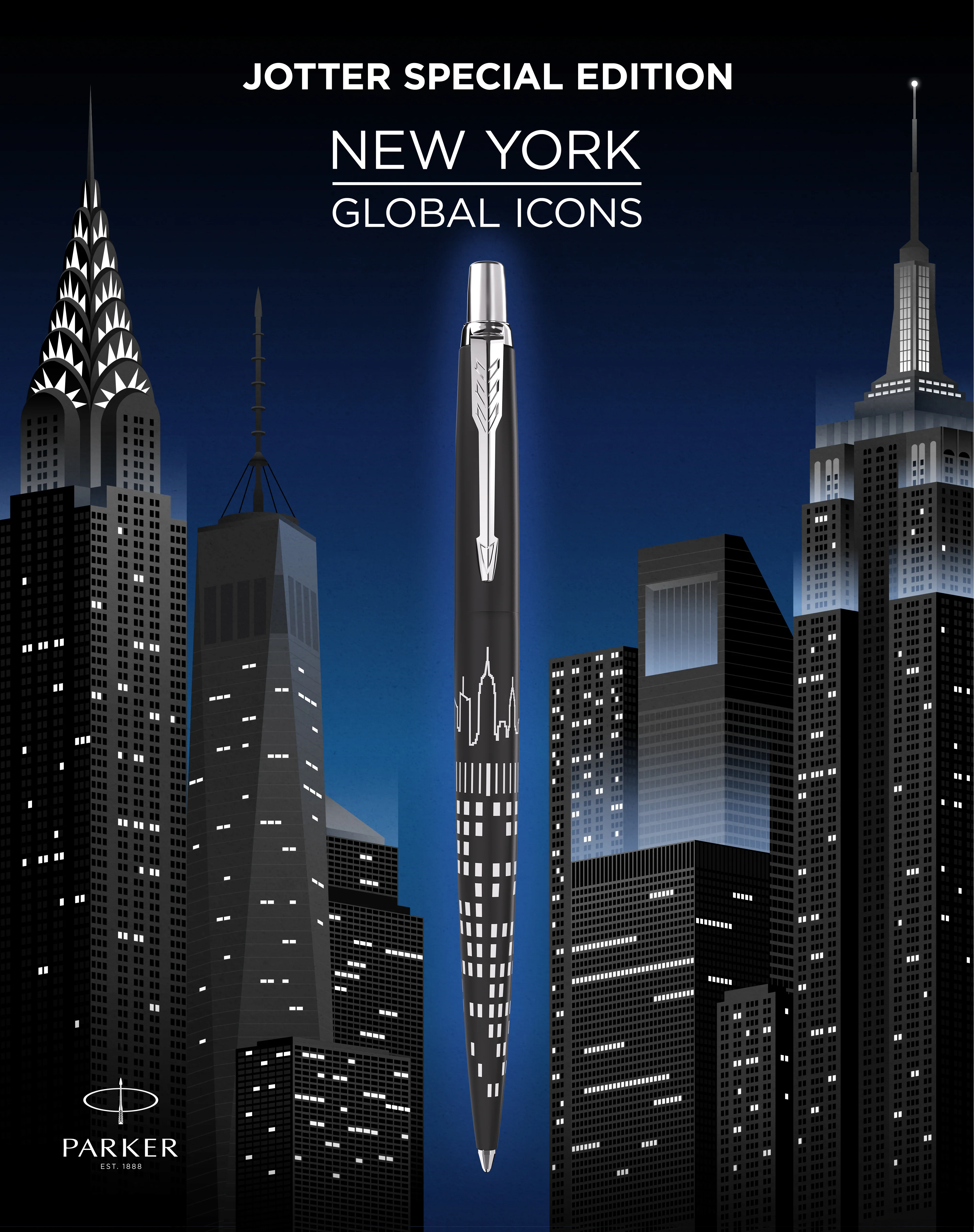 Parker Jotter Ballpoint Pen in NYC Special Edition