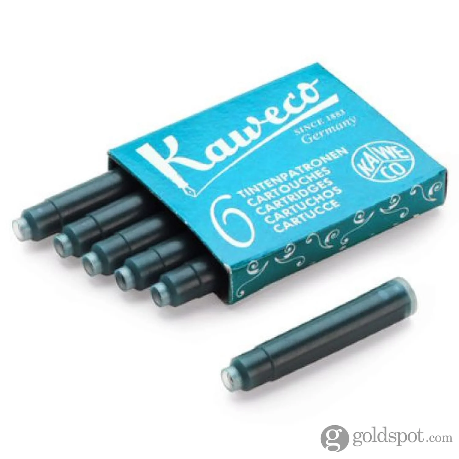 7740-kaweco-bottled-ink-and-cartridges-in-paradise-blue-turquoise-3.webp Kaweco Bottled Ink and Cartridges in Paradise Blue (Turquoise)