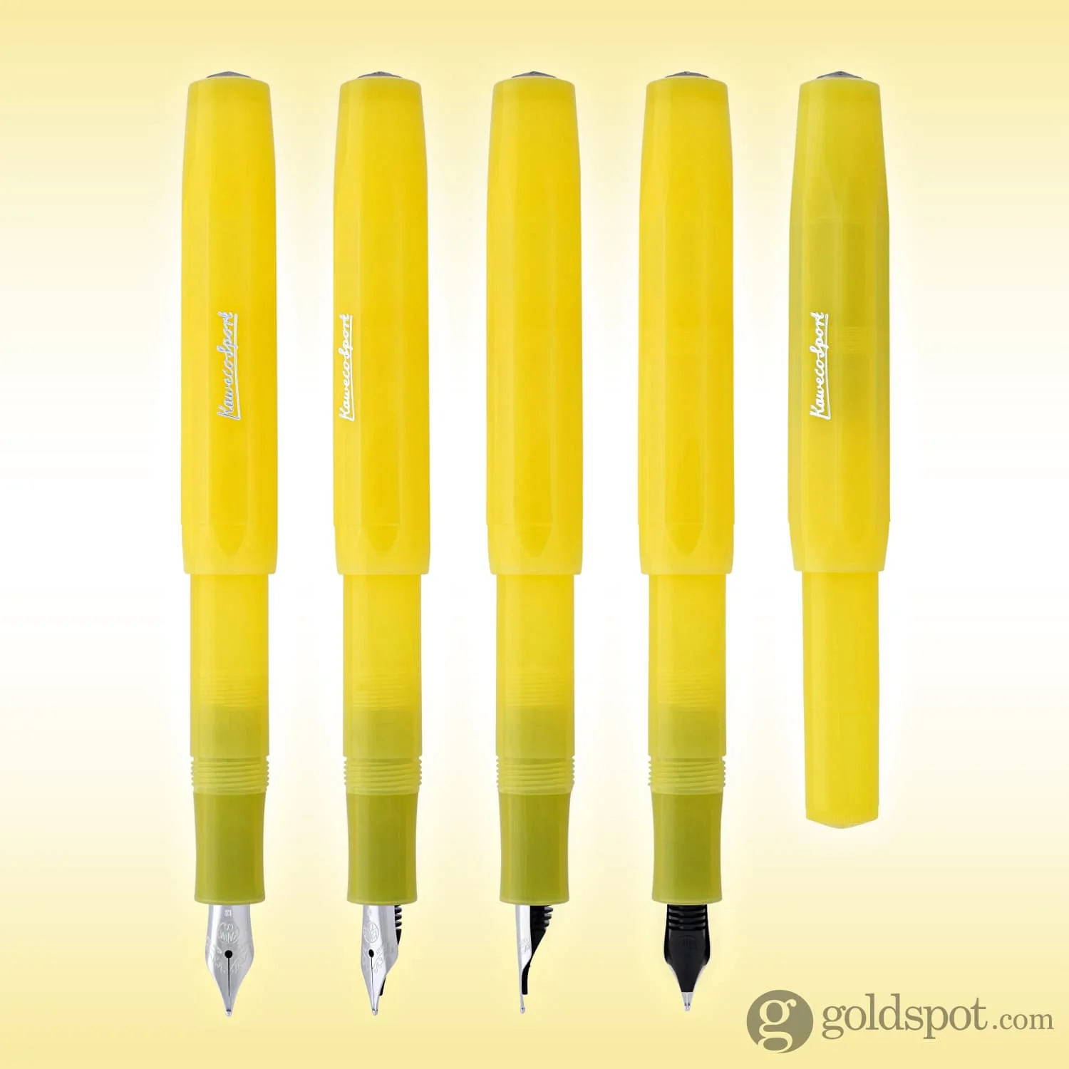 7757-kaweco-frosted-sport-fountain-pen-in-banana-6.webp Kaweco Frosted Sport Fountain Pen in Banana