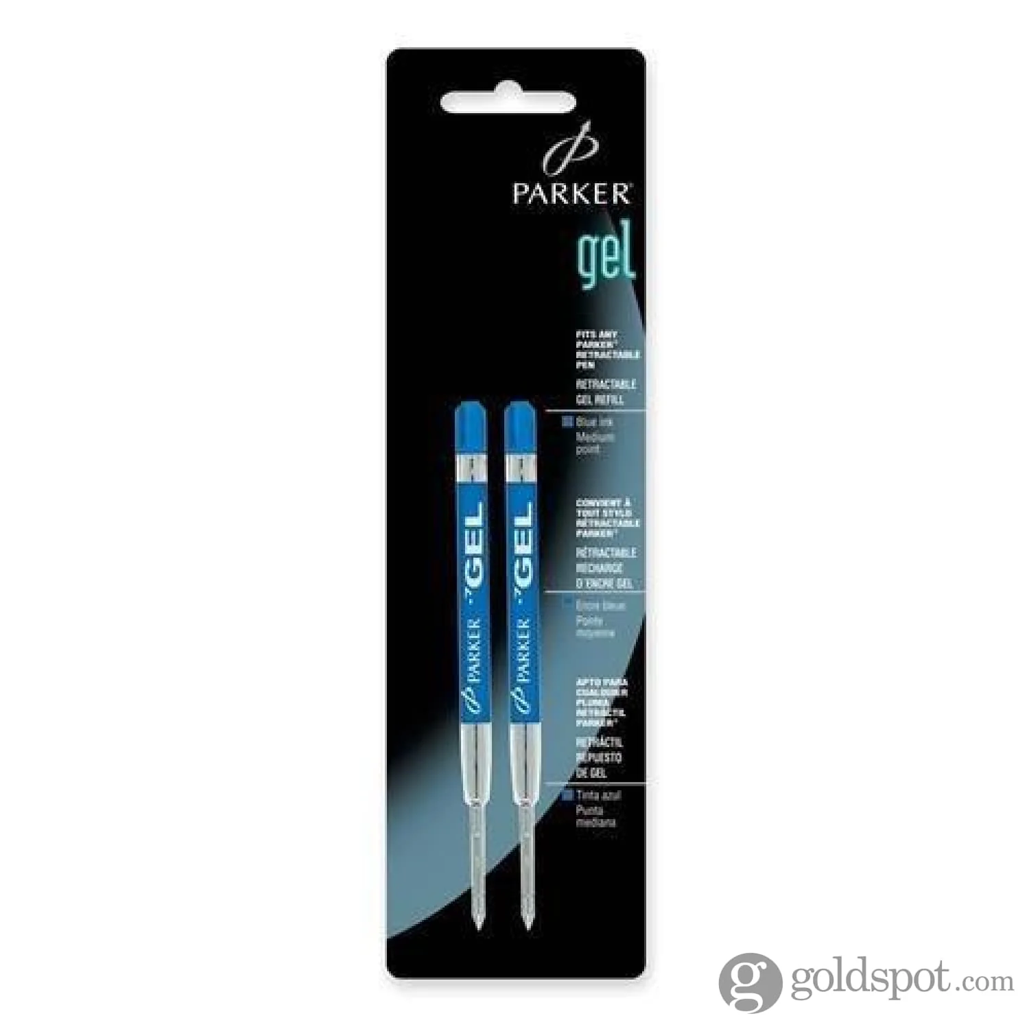 7769-parker-gel-medium-point-refills-in-blue-pack-of-2-fits-all-parker-ballpoint-pens-3.webp Parker Gel Medium Point Refills in Blue - Pack of 2 (Fits all Parker Ballpoint Pens)