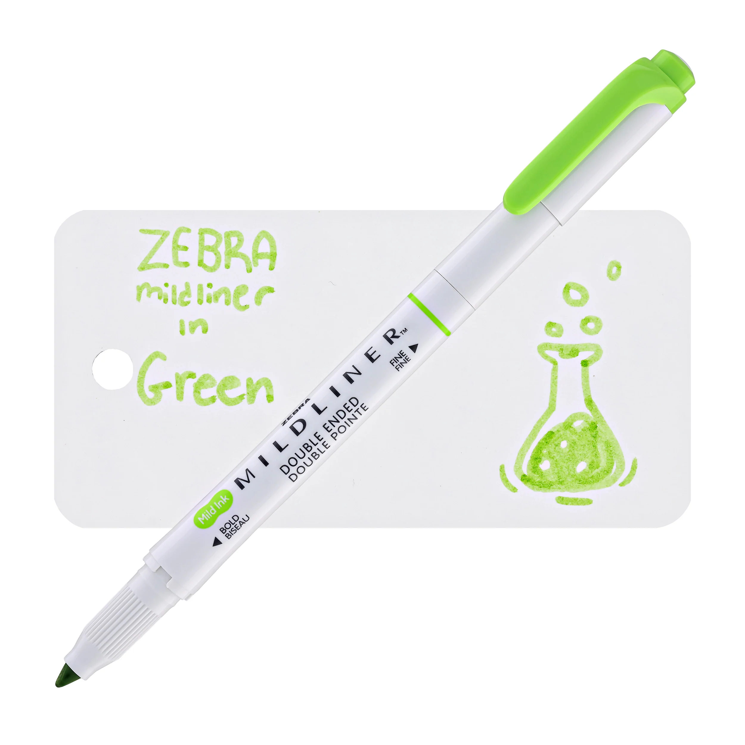 780-zebra-mildliner-dual-tip-highlighter-in-green-1.webp Zebra Mildliner Dual-Tip Highlighter in Green
