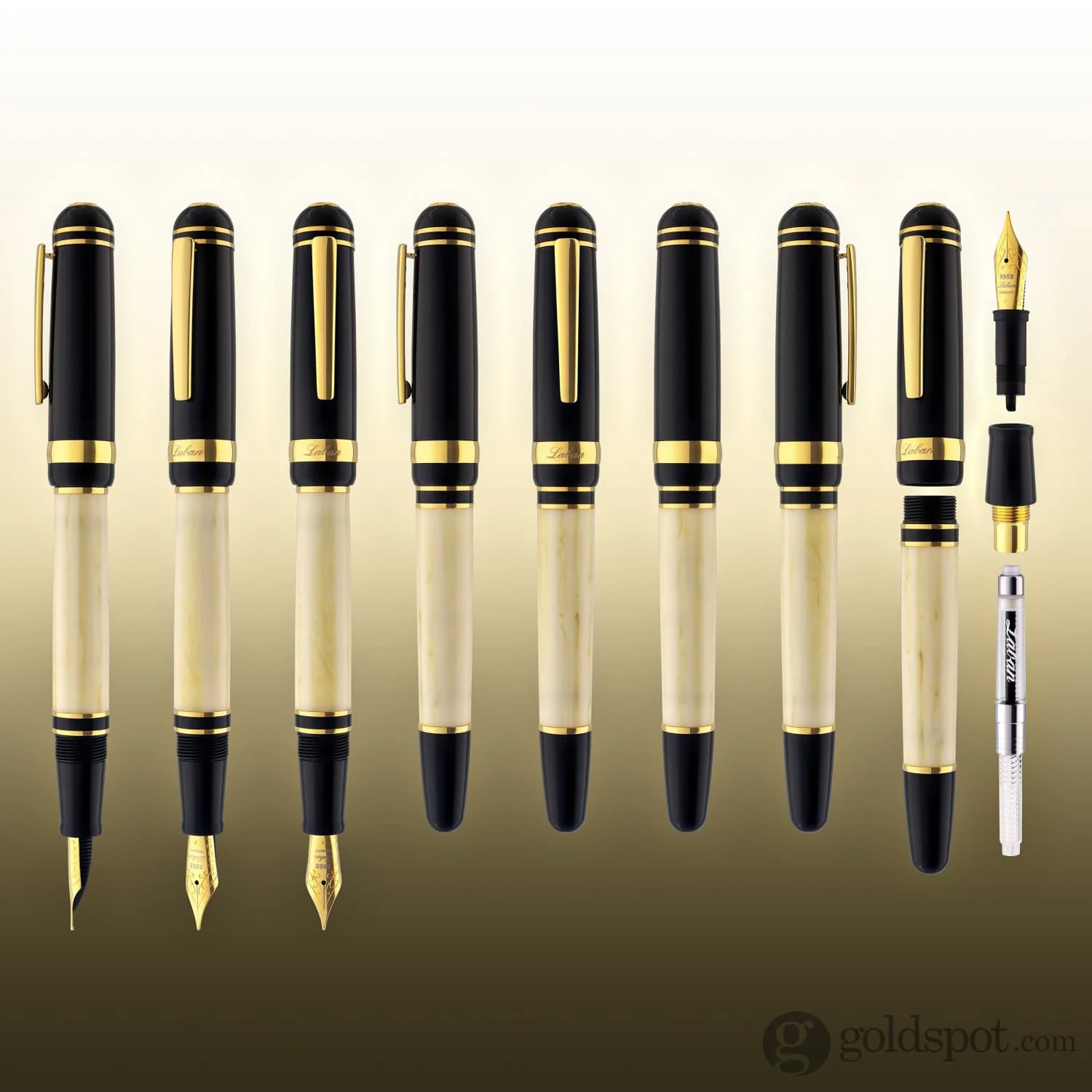 7807-laban-325-cambridge-fountain-pen-with-black-cap-ivory-barrel-8.webp Laban 325 Cambridge Fountain Pen with Black Cap & Ivory Barrel