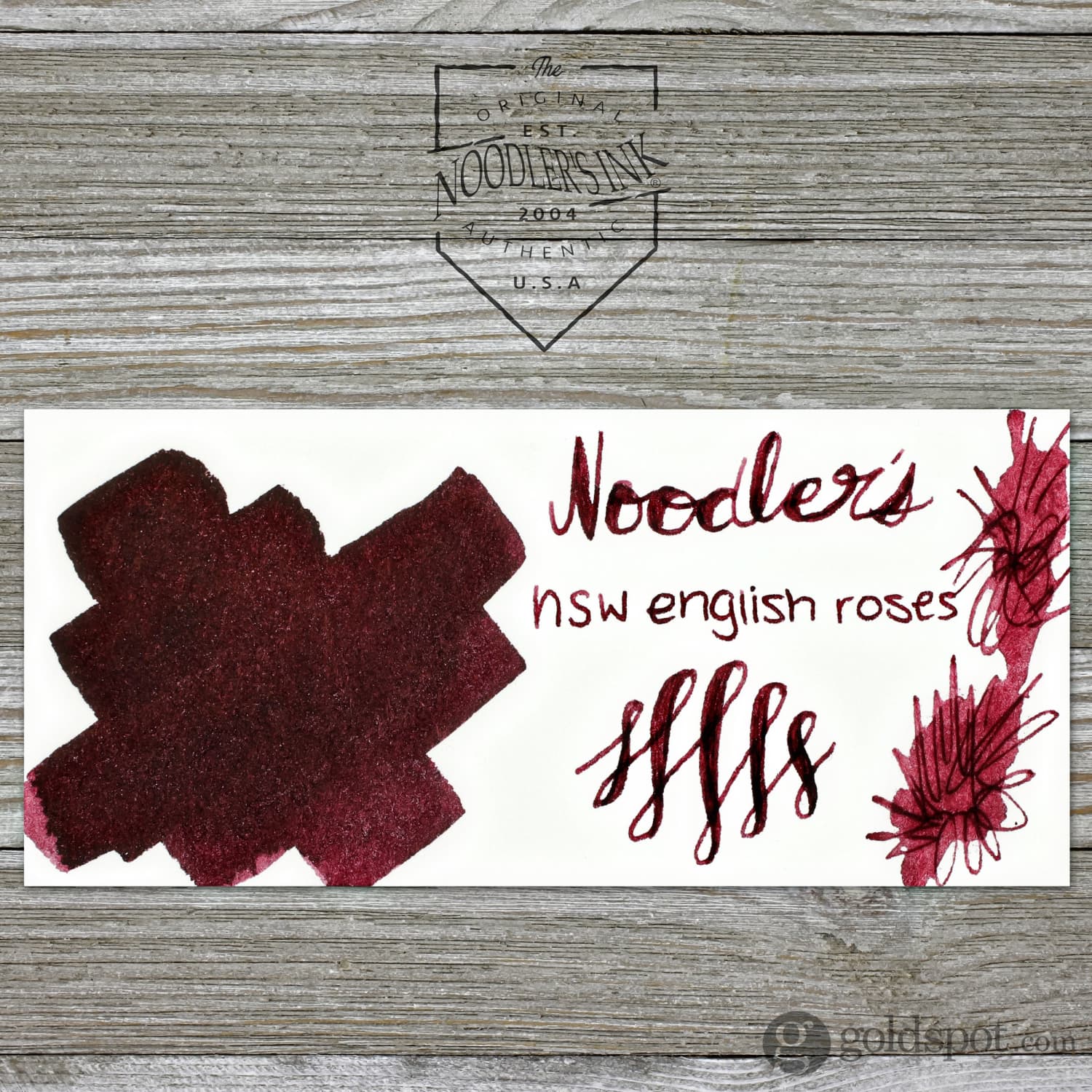 Noodler's English Roses Fountain Pen Ink - 3oz Bottle