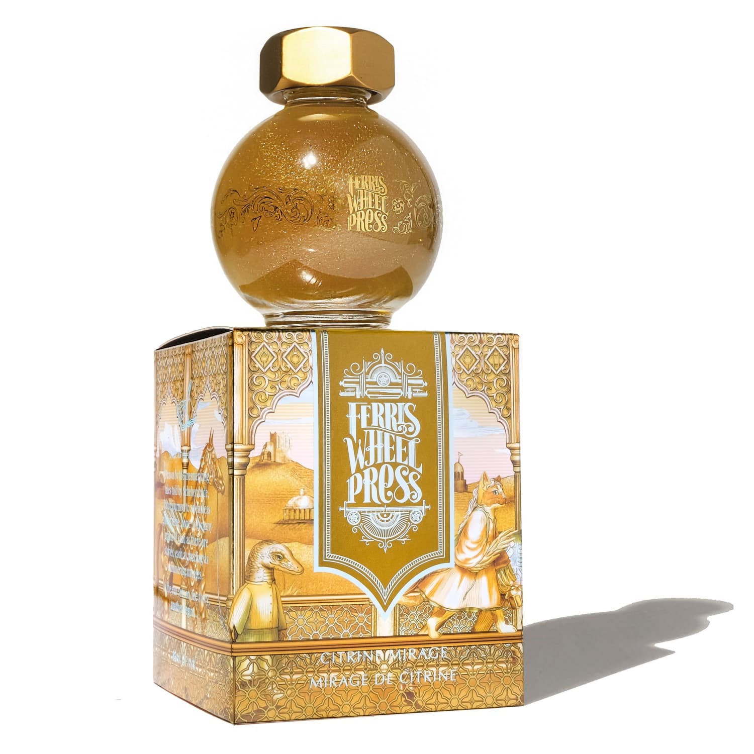 782-ferris-wheel-press-shimmer-bottled-ink-in-citrine-mirage-20-ml-1.jpg Ferris Wheel Press Shimmer Bottled Ink in Citrine Mirage - 20 mL