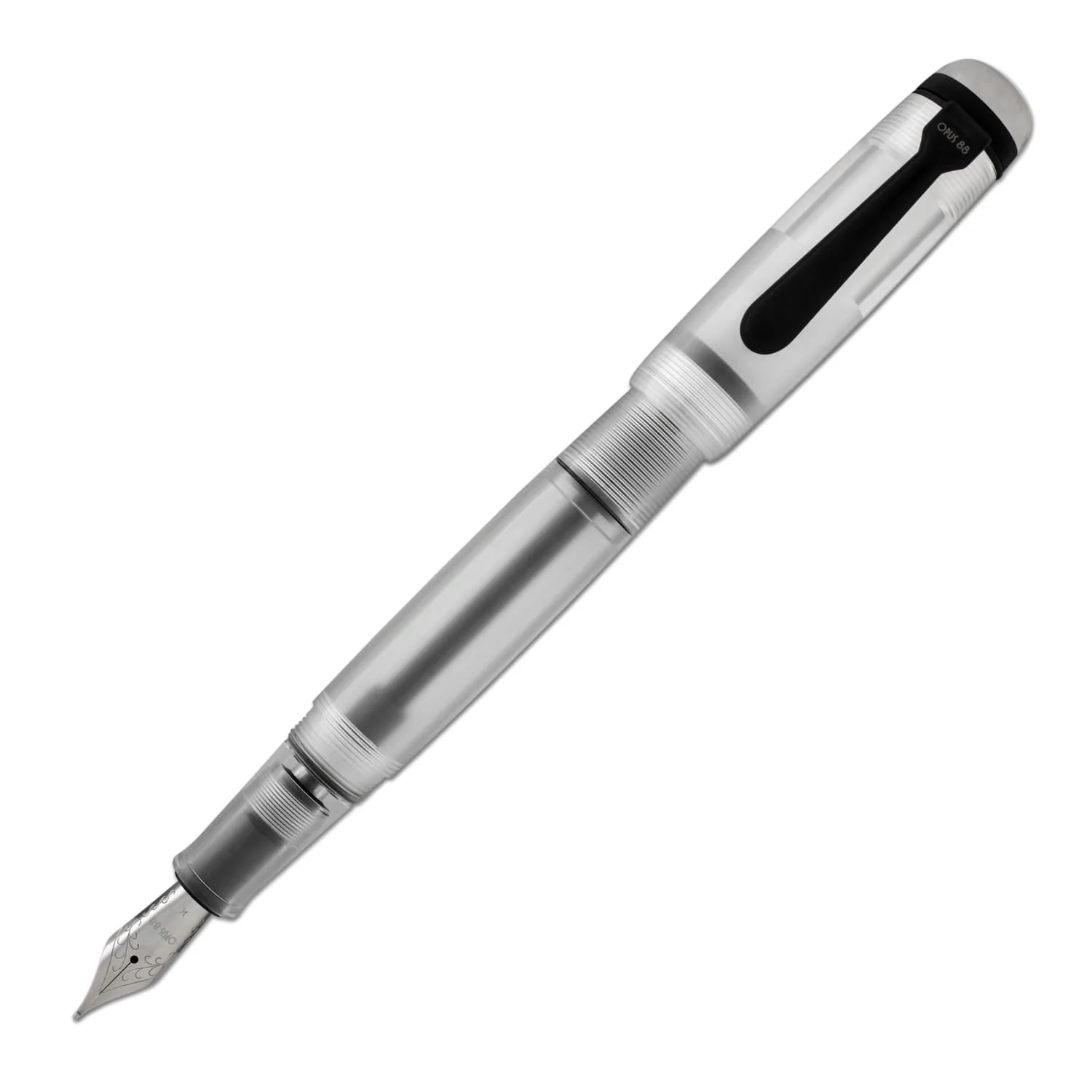 Opus 88 OMAR Fountain Pen in Clear Demonstrator