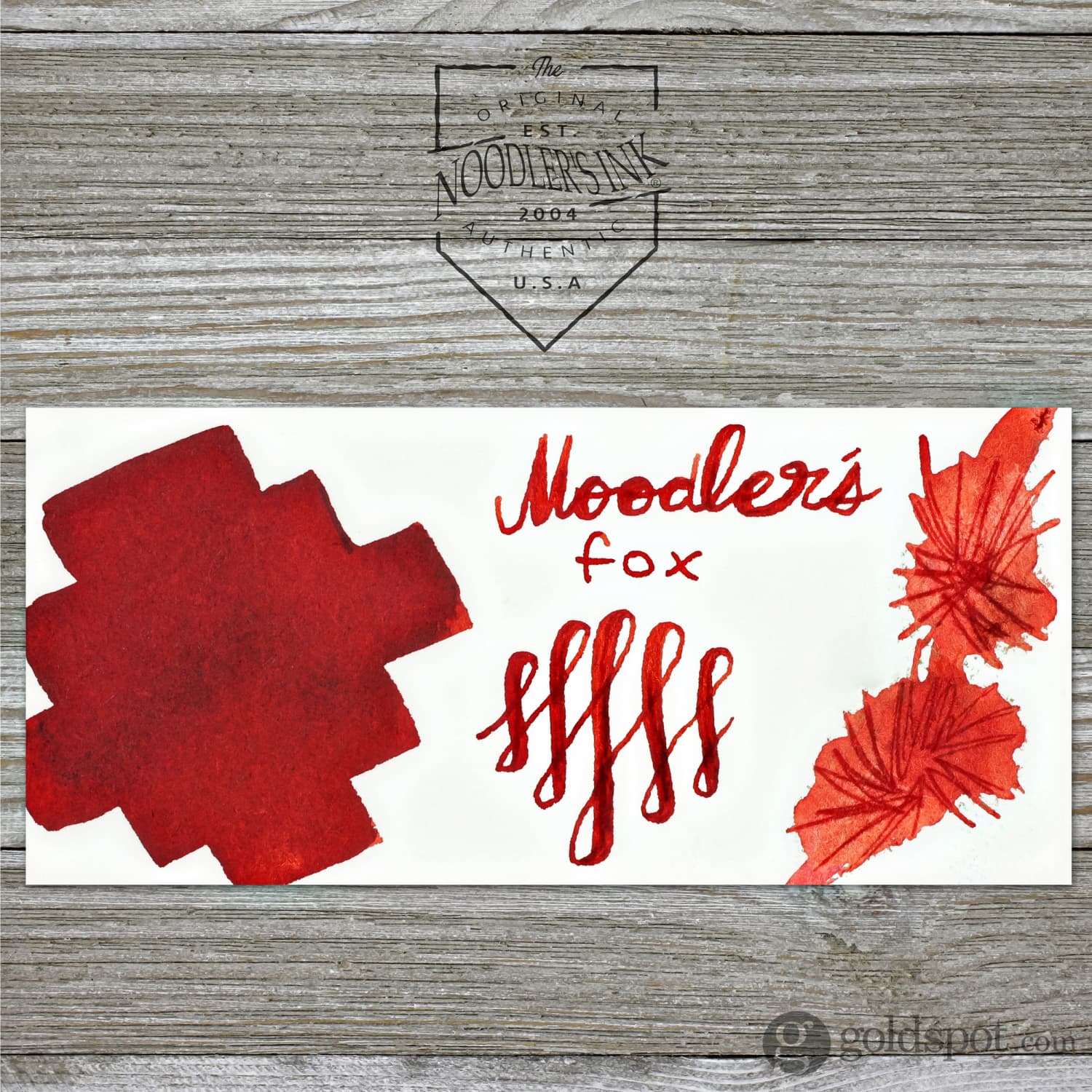 Noodler's Fox Red Fountain Pen Ink - 1oz