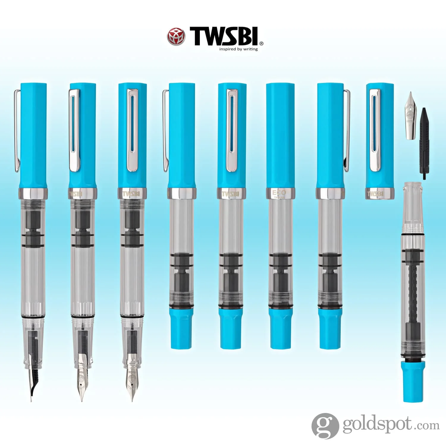 TWSBI Eco Fountain Pen in Cerulean
