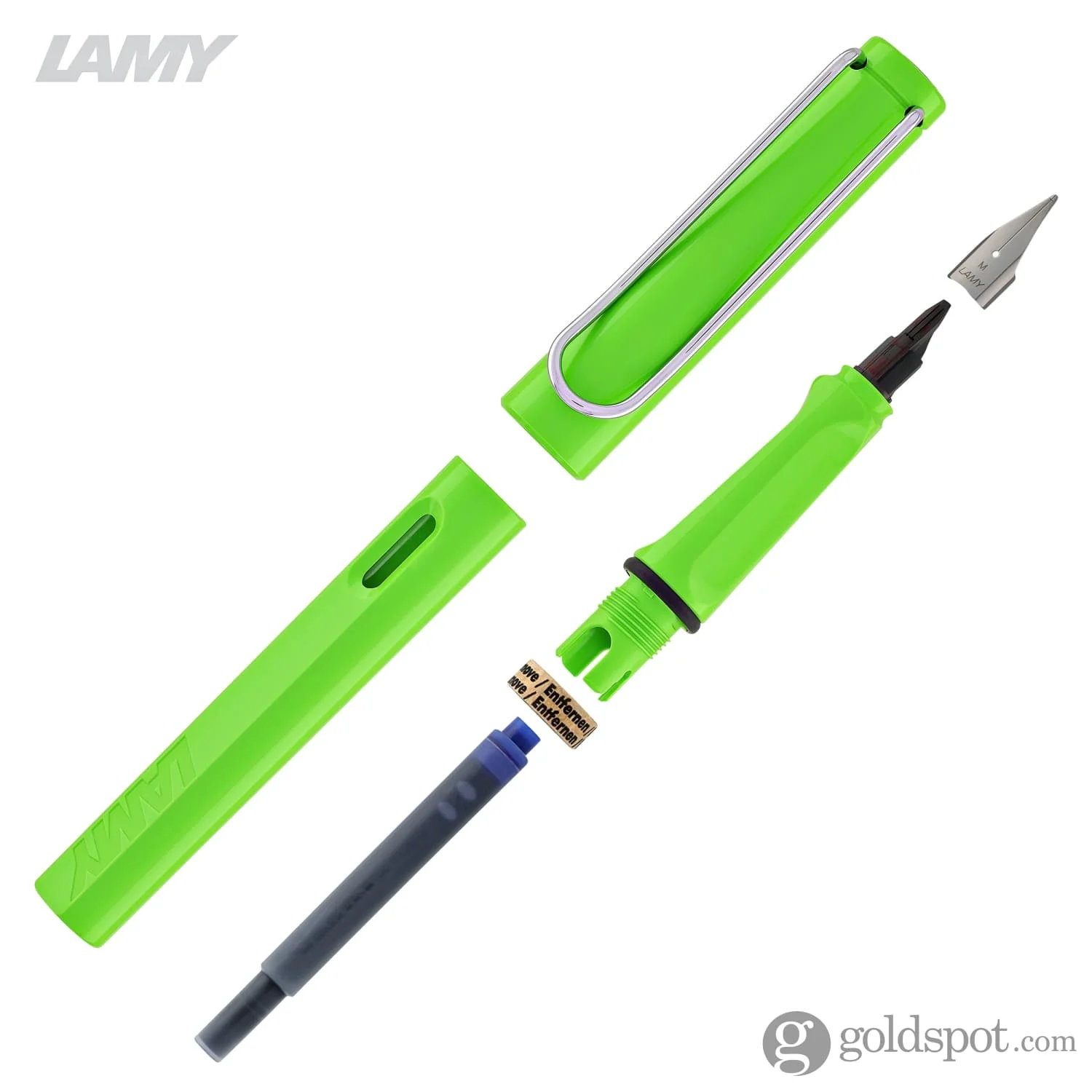 7875-lamy-safari-fountain-pen-in-apple-green-7.webp Lamy Safari Fountain Pen in Apple Green