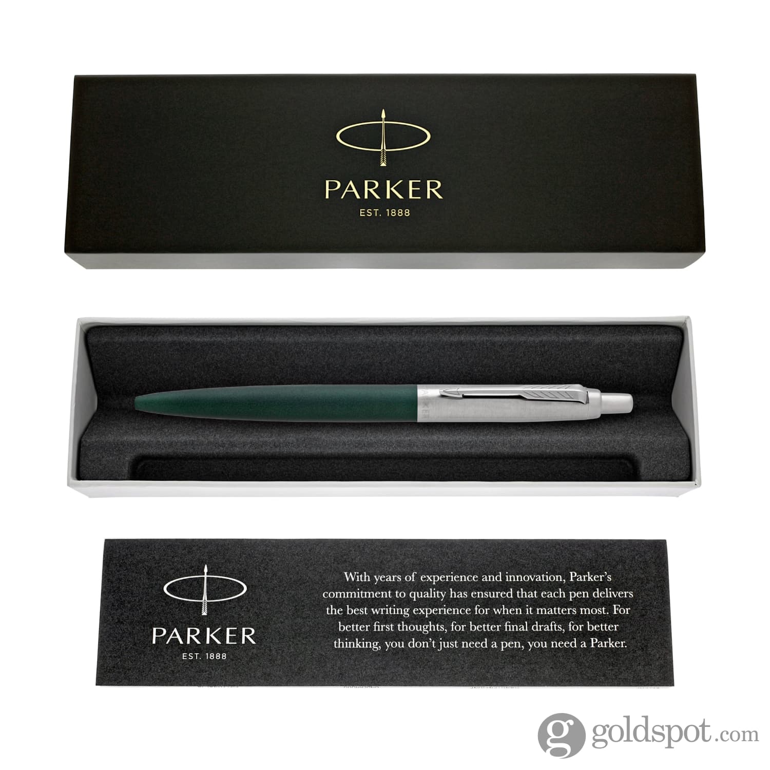7909-parker-jotter-xl-ballpoint-pen-in-matte-green-5.jpg Parker Jotter XL Ballpoint Pen in Matte Green