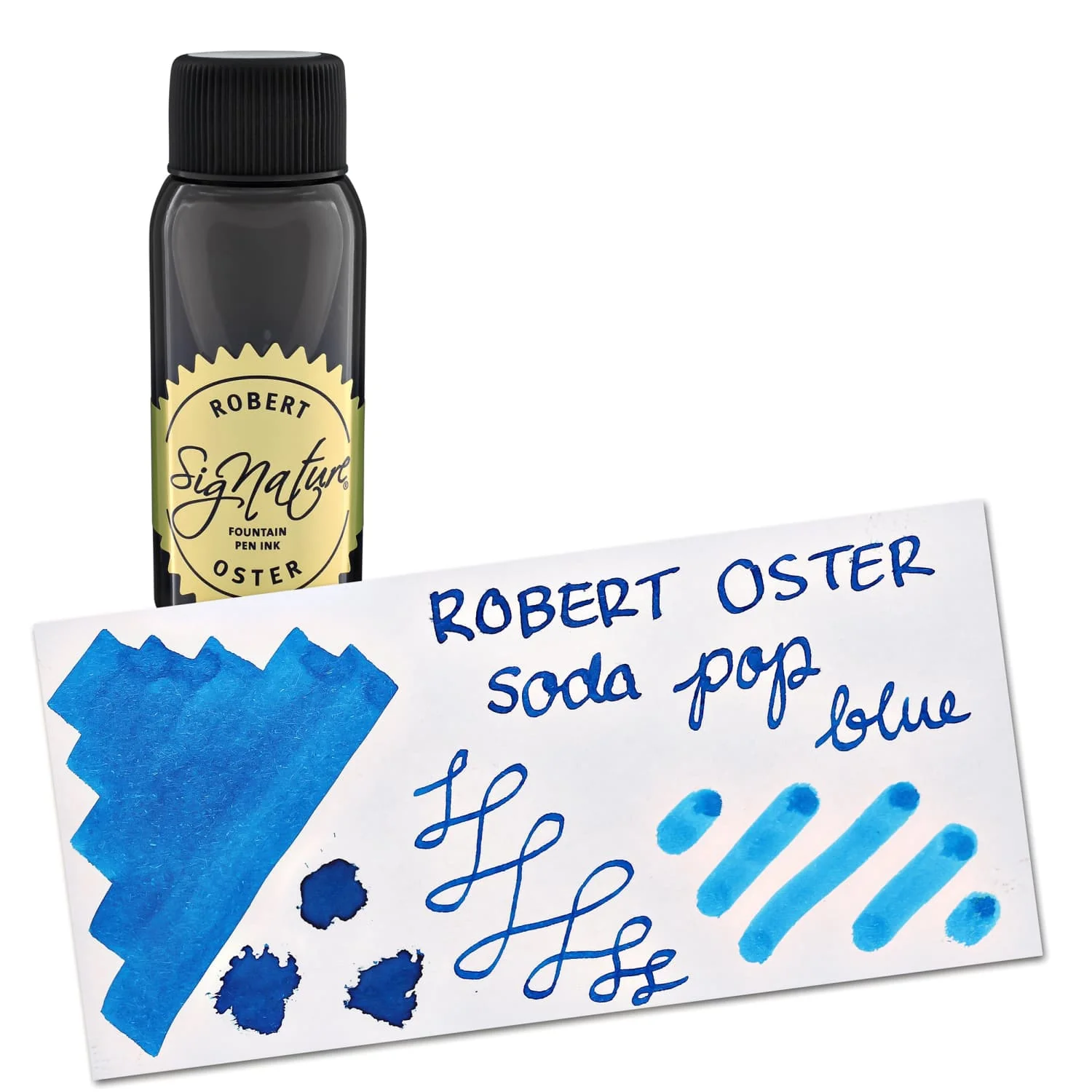 7910-robert-oster-bottled-ink-in-soda-pop-blue-50-ml-1.webp Robert Oster Bottled Ink in Soda Pop Blue - 50 mL