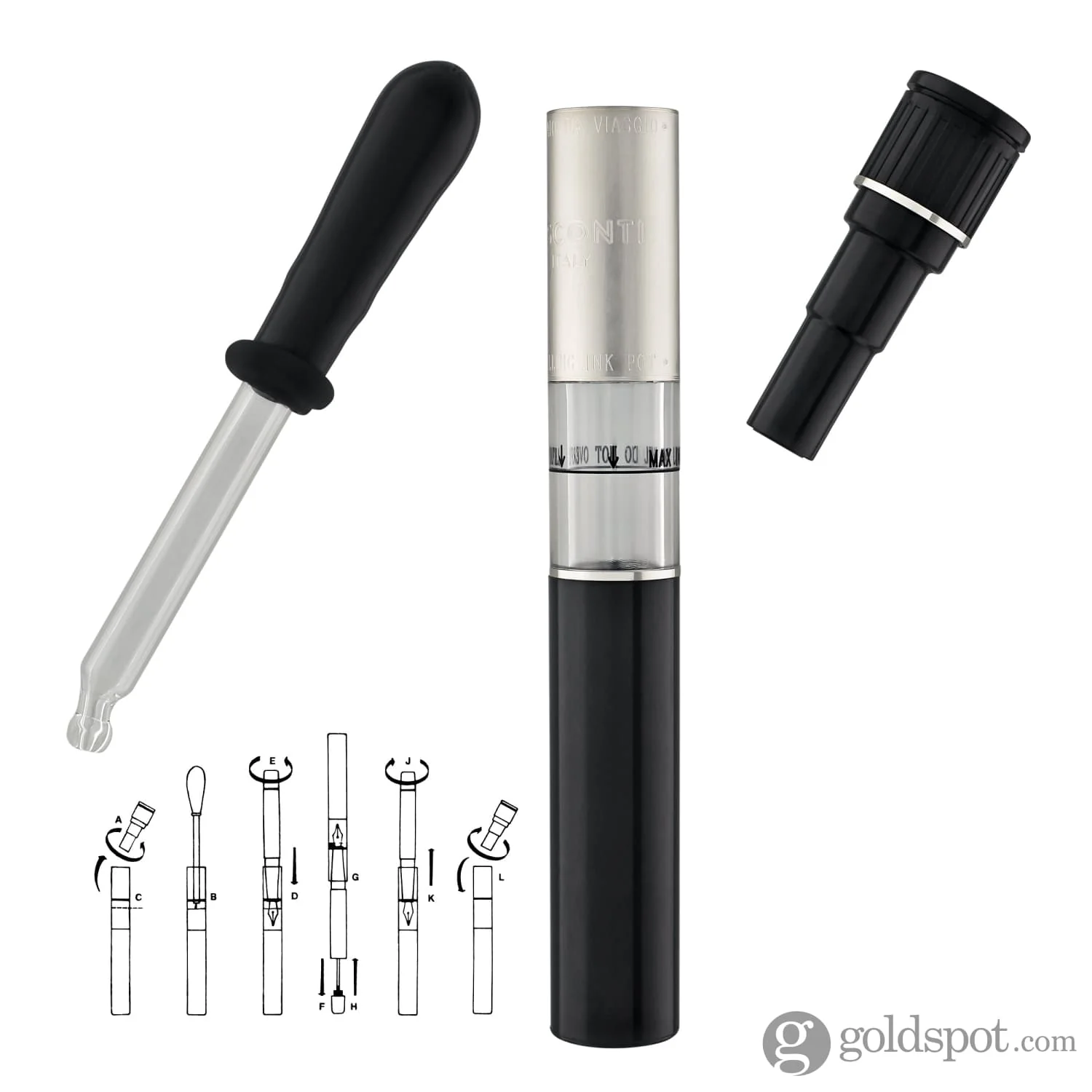 7911-visconti-traveling-ink-well-in-black-2.webp Visconti Traveling Ink Well in Black