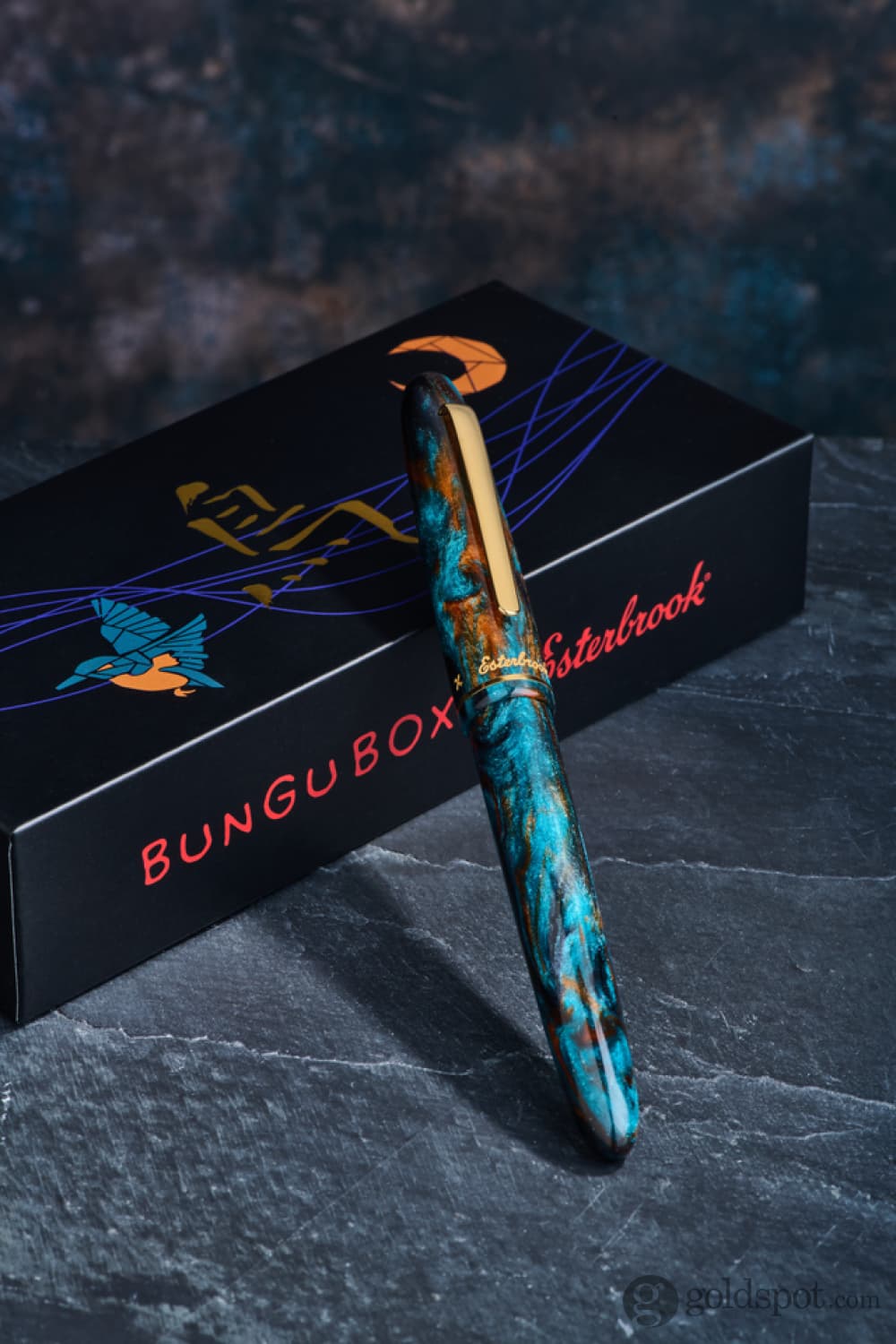 7913-esterbrook-x-bungubox-estie-fountain-pen-in-kachofugetsu-kingfisher-10.jpg Esterbrook x Bungubox Estie Fountain Pen in Kachofugetsu Kingfisher