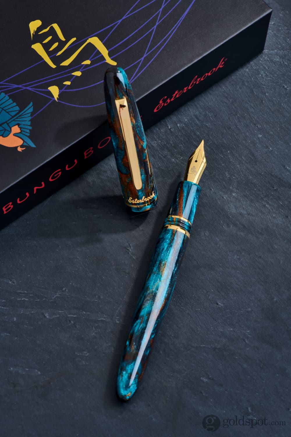 7913-esterbrook-x-bungubox-estie-fountain-pen-in-kachofugetsu-kingfisher-11.jpg Esterbrook x Bungubox Estie Fountain Pen in Kachofugetsu Kingfisher