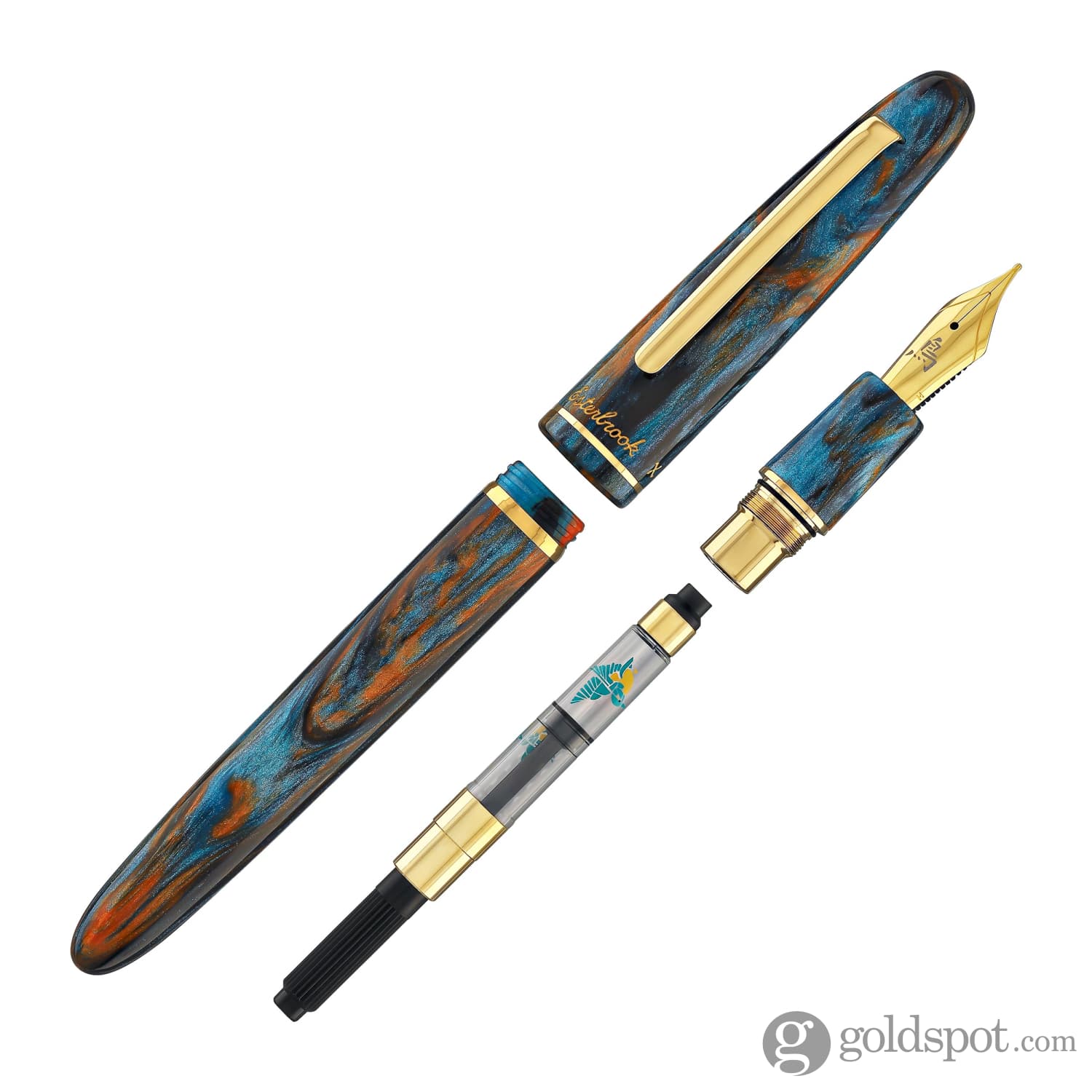 7913-esterbrook-x-bungubox-estie-fountain-pen-in-kachofugetsu-kingfisher-8.jpg Esterbrook x Bungubox Estie Fountain Pen in Kachofugetsu Kingfisher