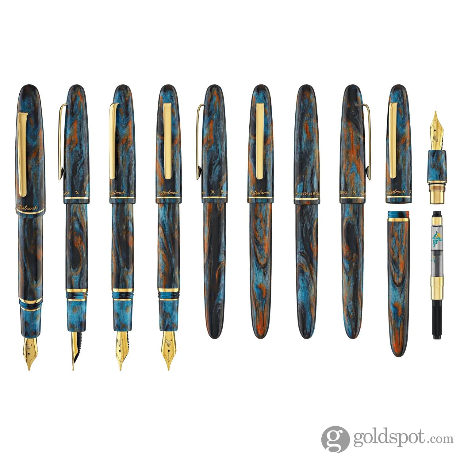 7913-esterbrook-x-bungubox-estie-fountain-pen-in-kachofugetsu-kingfisher-9.webp Esterbrook x Bungubox Estie Fountain Pen in Kachofugetsu Kingfisher