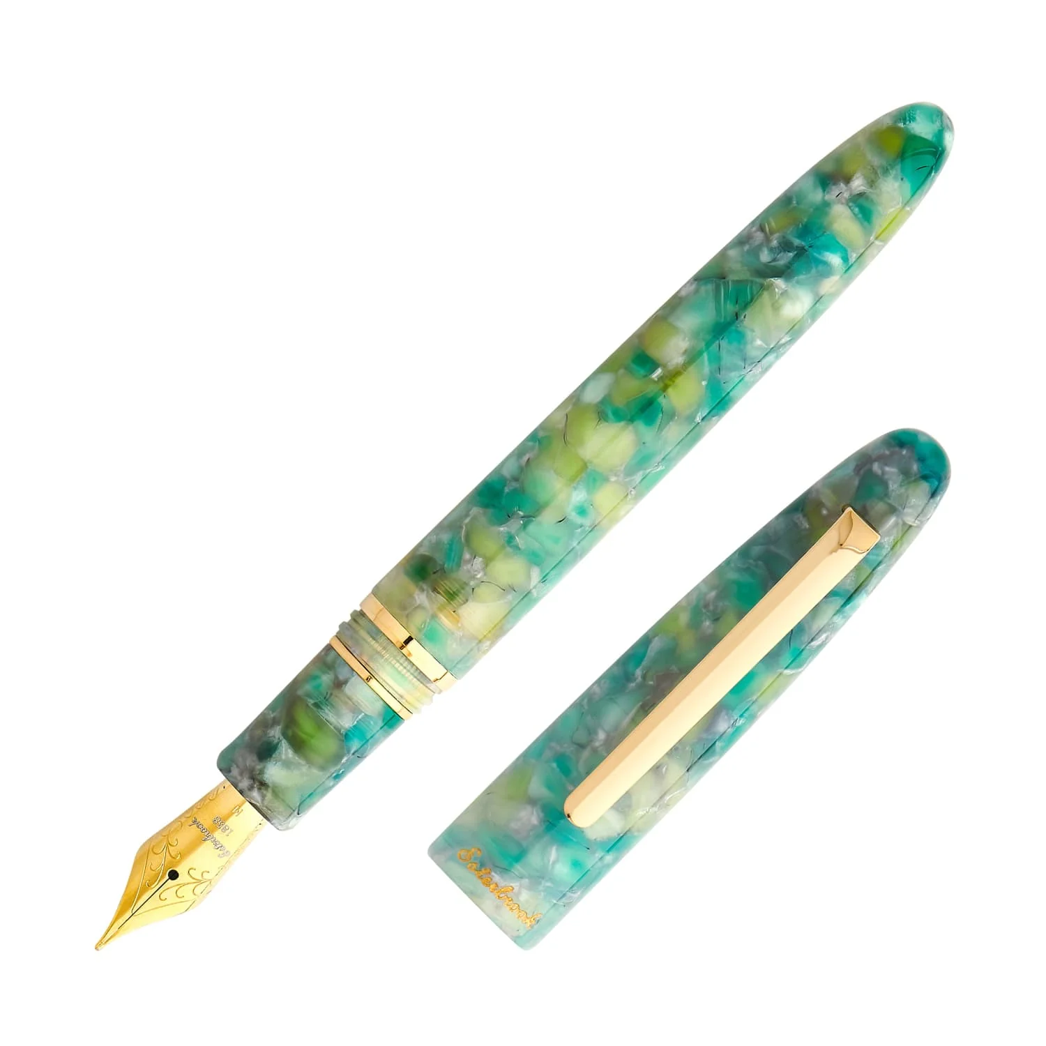 7933-esterbrook-estie-fountain-pen-in-sea-glass-1.webp Esterbrook Estie Fountain Pen in Sea Glass