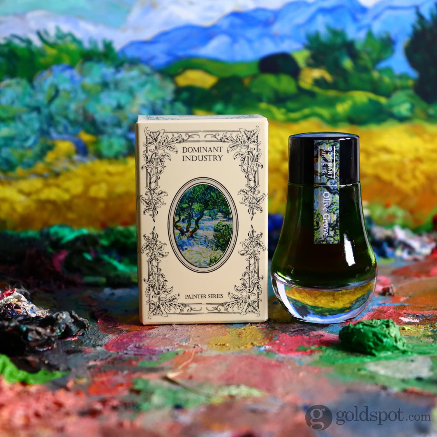 794-dominant-industry-van-gogh-standard-series-bottled-ink-in-olive-green-25ml-5.jpg Dominant Industry Van Gogh Standard Series Bottled Ink in Olive Green - 25mL