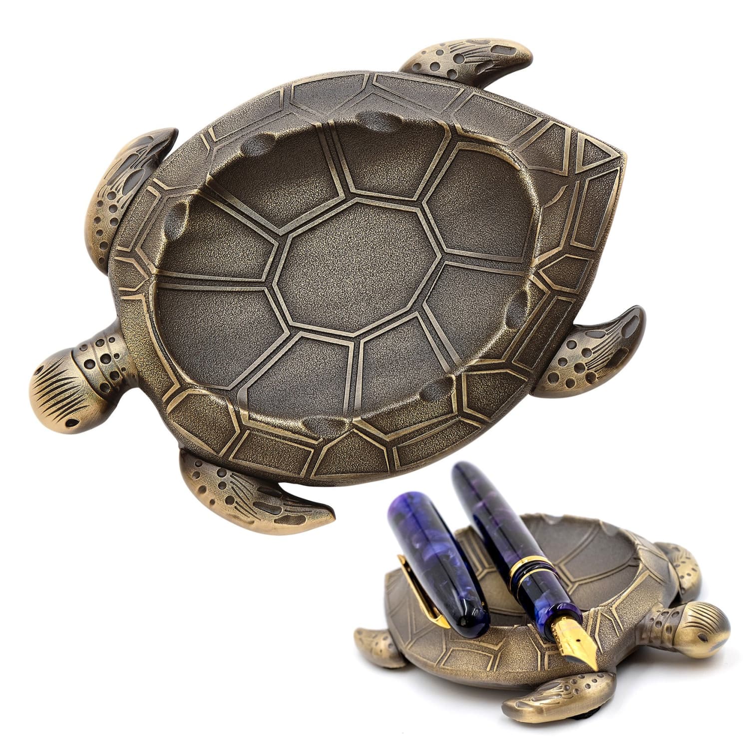 7944-esterbrook-patience-the-turtle-brass-pen-rest-1.jpg Esterbrook "Patience the Turtle" Brass Pen Rest
