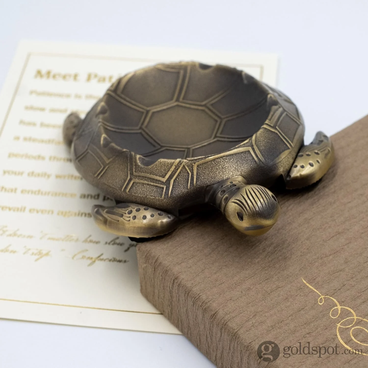 7944-esterbrook-patience-the-turtle-brass-pen-rest-3.webp Esterbrook "Patience the Turtle" Brass Pen Rest