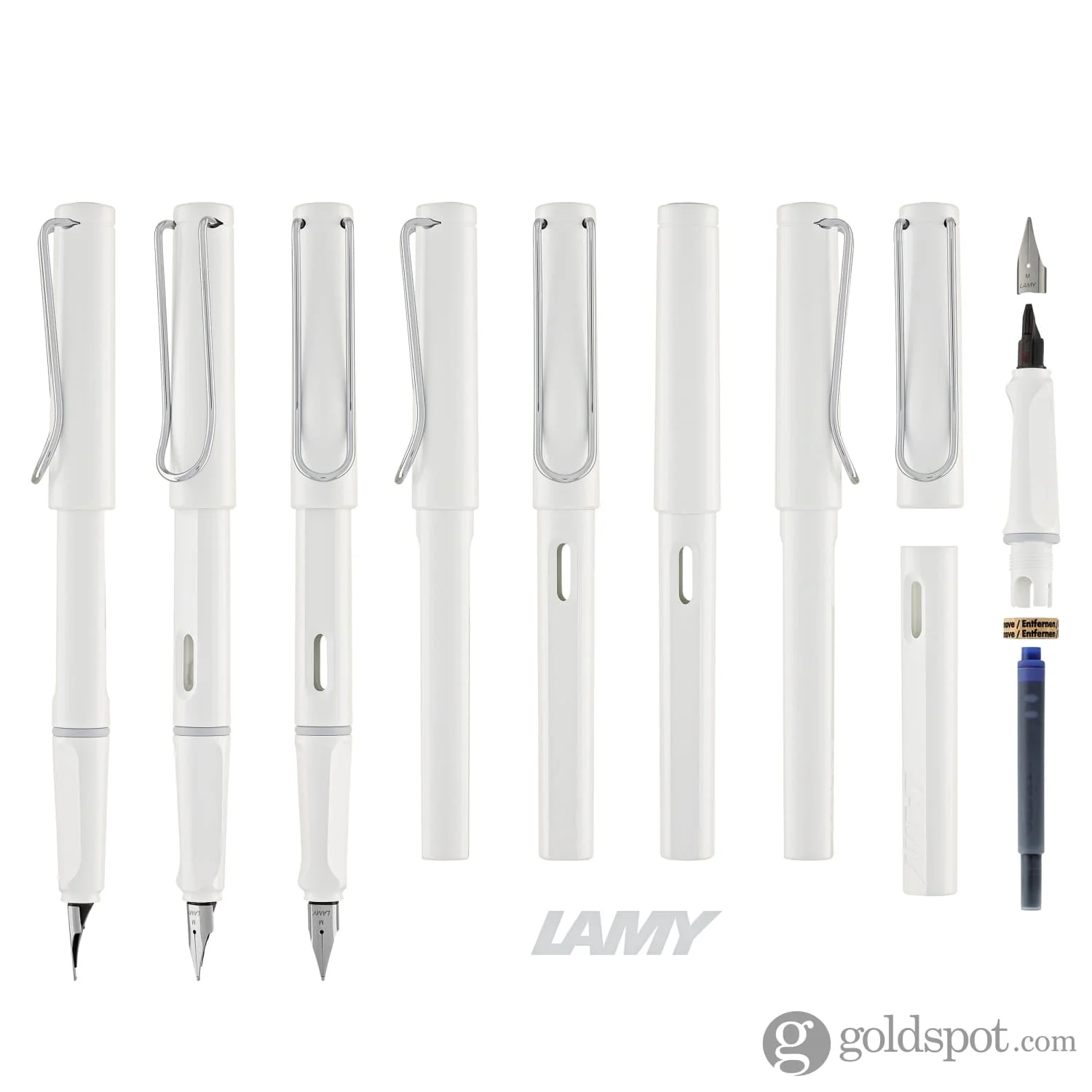 7952-lamy-safari-fountain-pen-in-shiny-white-8.webp Lamy Safari Fountain Pen in Shiny White