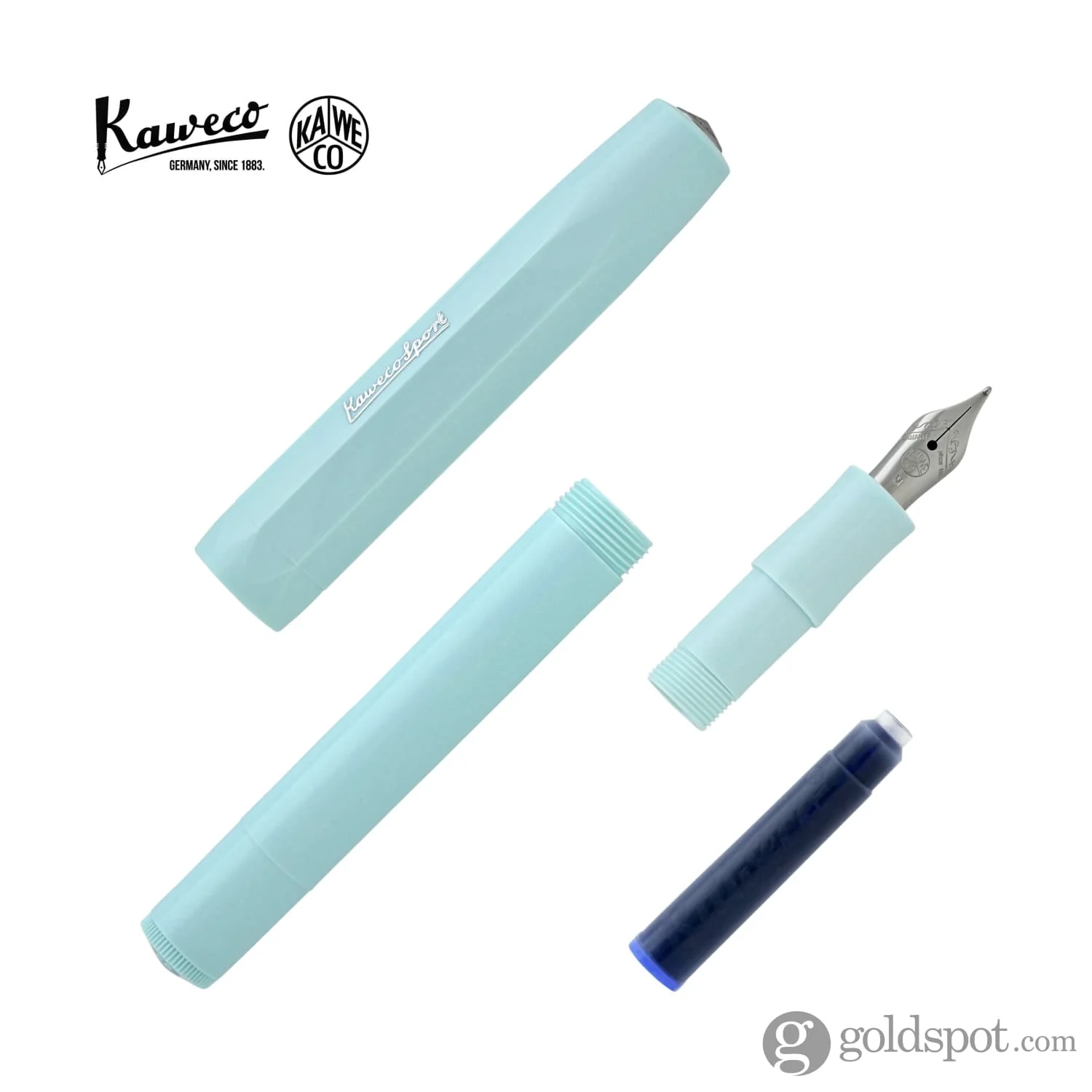 7957-kaweco-skyline-sport-fountain-pen-in-mint-4.webp Kaweco Skyline Sport Fountain Pen in Mint