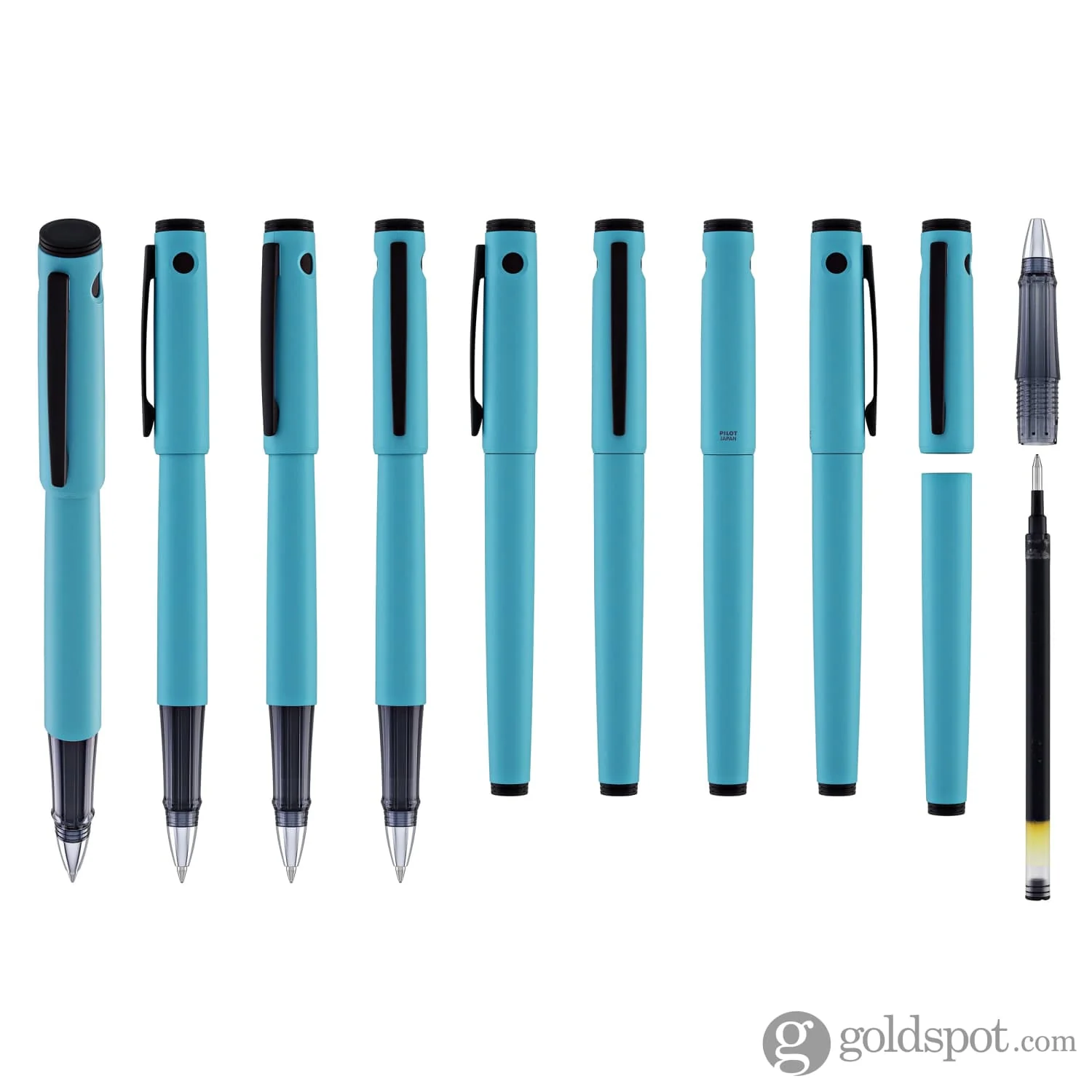 796-pilot-explorer-g2-gel-rollerball-pen-in-turquoise-matte-9.webp Pilot Explorer G2 Gel Rollerball Pen in Turquoise Matte