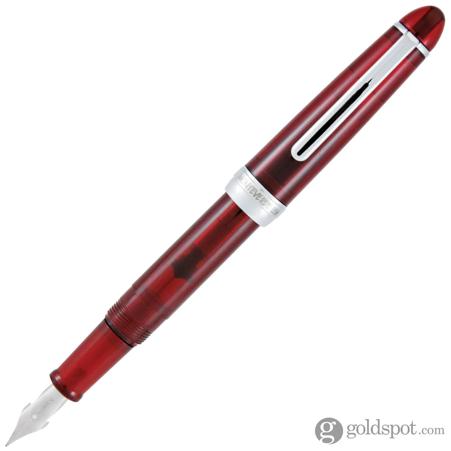 Monteverde Monza Fountain Pen in Red - Fine, Medium and Omniflex Nibs - Pack of 3