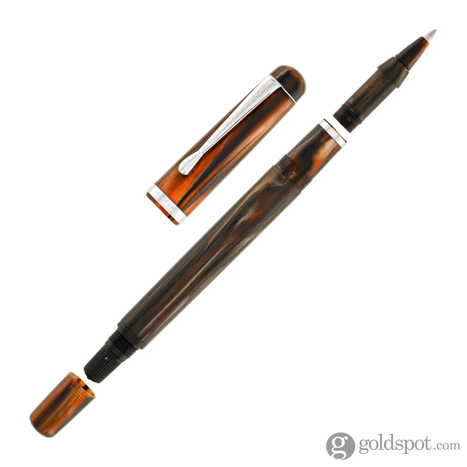 7976-noodler-s-konrad-piston-fill-rollerball-pen-in-galapagos-tortoise-7.webp Noodler's Konrad Piston Fill Rollerball Pen in Galapagos Tortoise