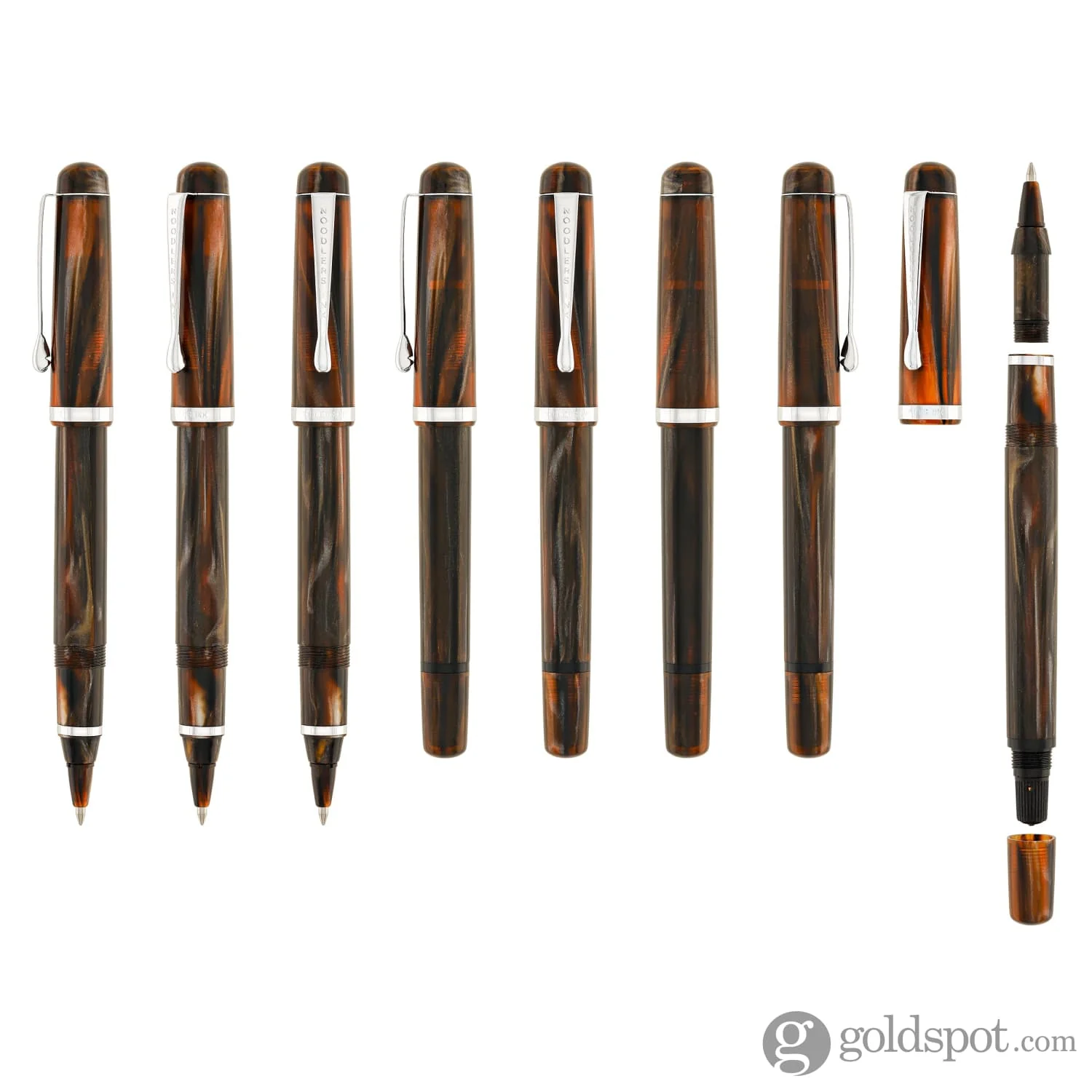 7976-noodler-s-konrad-piston-fill-rollerball-pen-in-galapagos-tortoise-8.webp Noodler's Konrad Piston Fill Rollerball Pen in Galapagos Tortoise