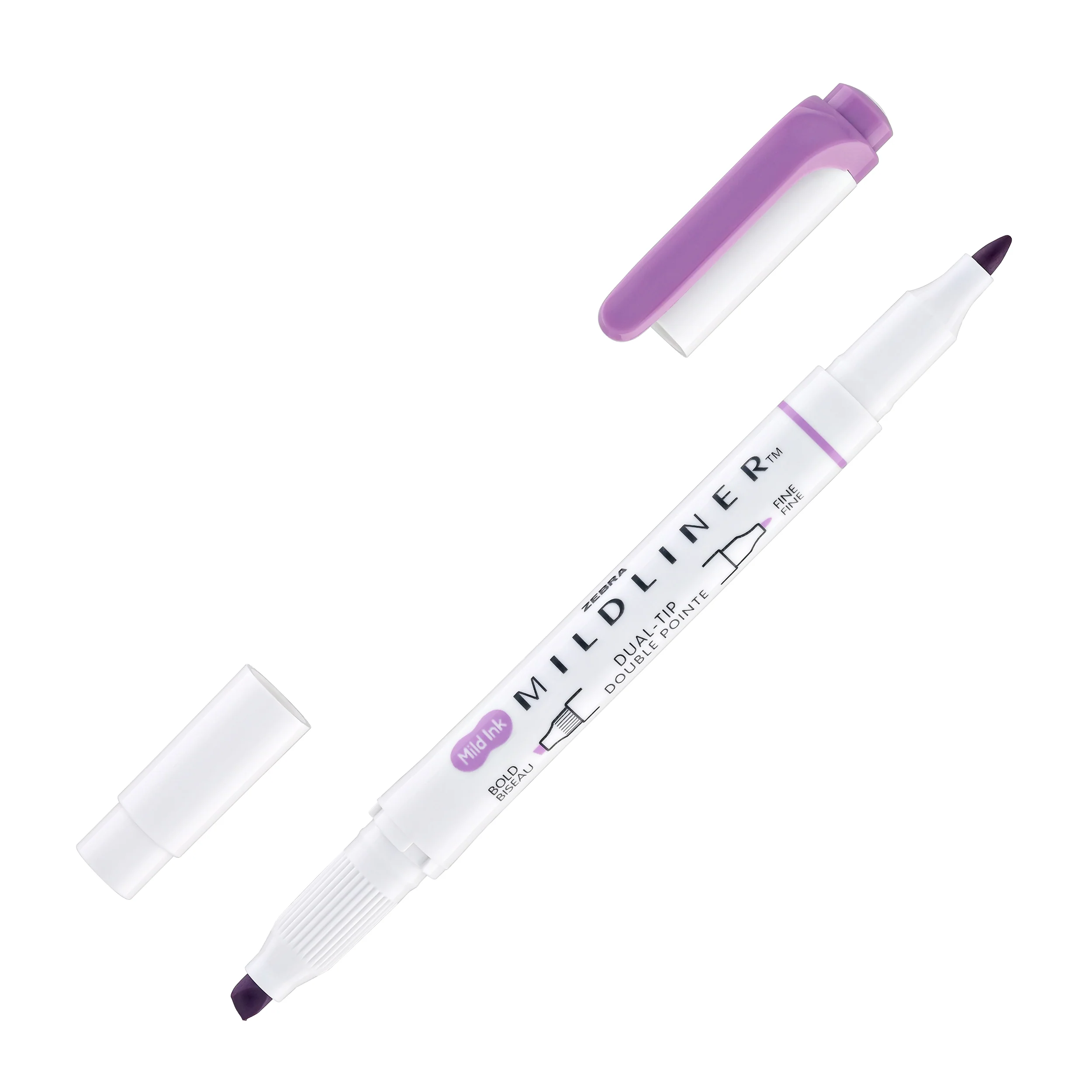 Zebra Mildliner Dual-Tip Highlighter in Relax Palette Iris