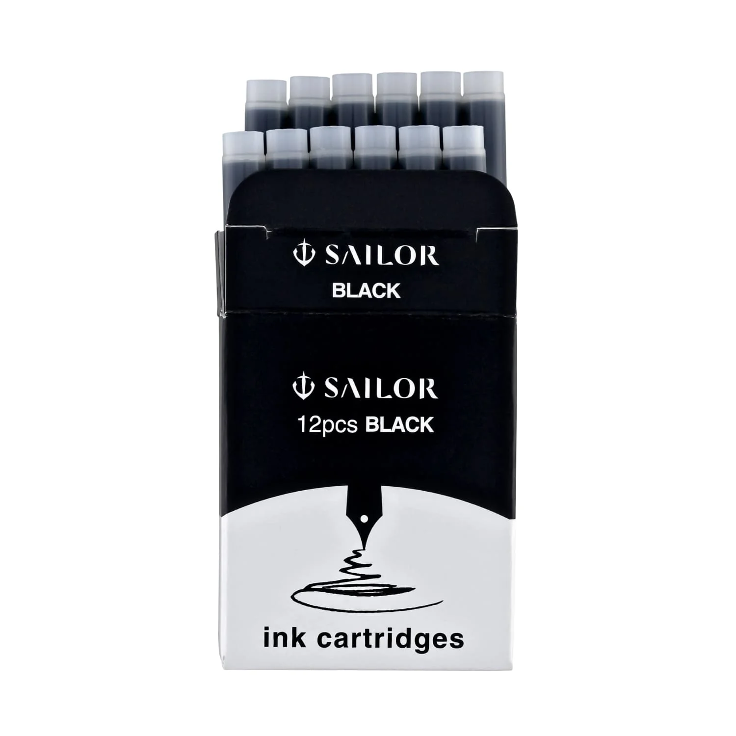 7992-sailor-jentle-black-ink-cartridges-12-pack-1.webp Sailor Jentle Black Ink Cartridges – 12 Pack
