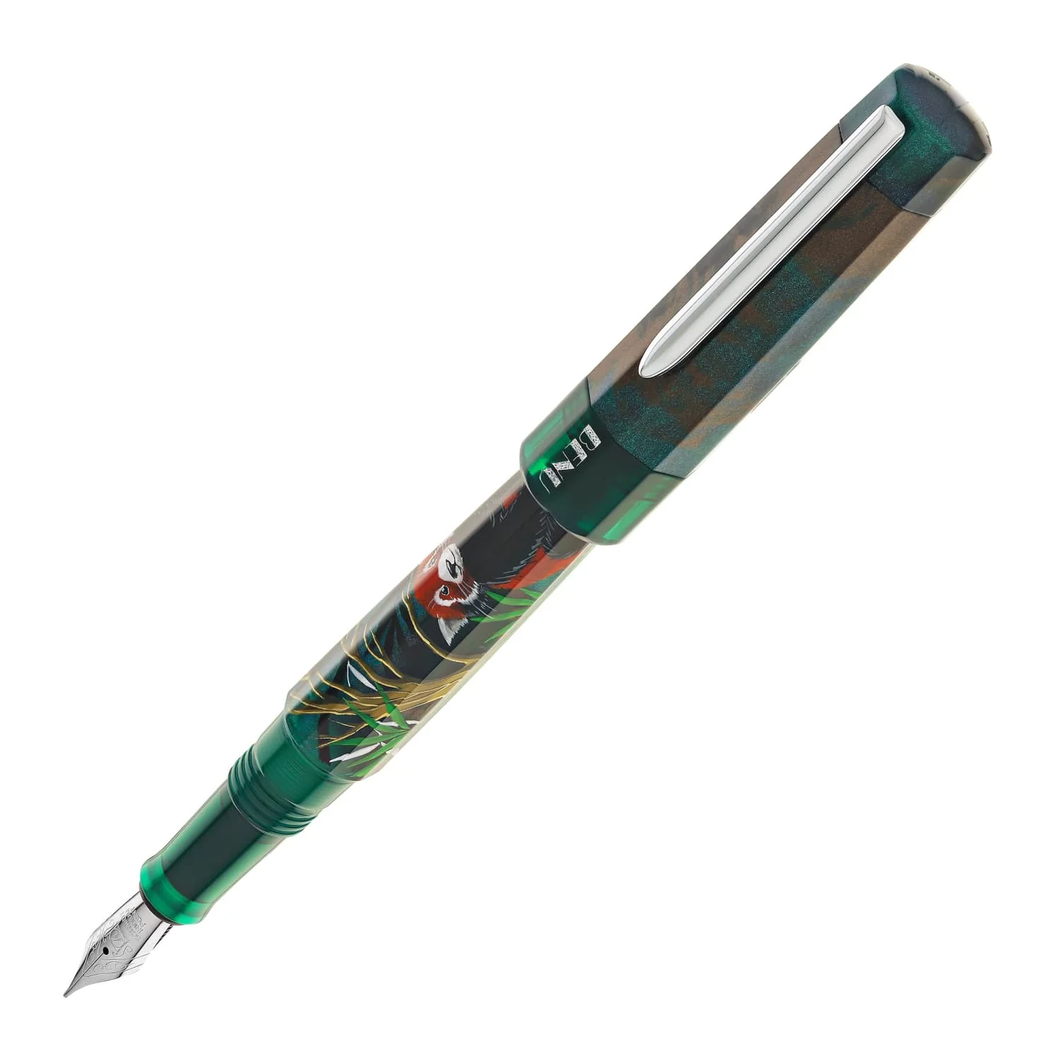 7995-benu-euphoria-handpainted-fountain-pen-in-red-panda-1.webp Benu Euphoria Handpainted Fountain Pen in Red Panda