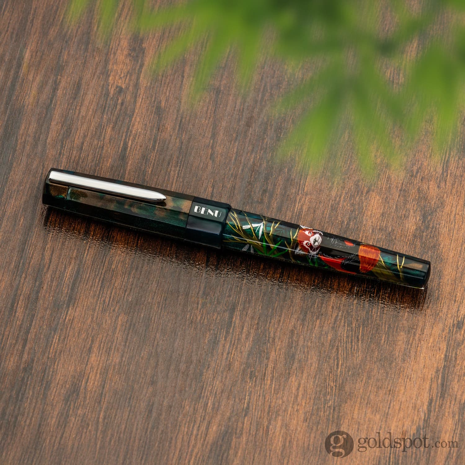 Benu Euphoria Handpainted Fountain Pen in Red Panda