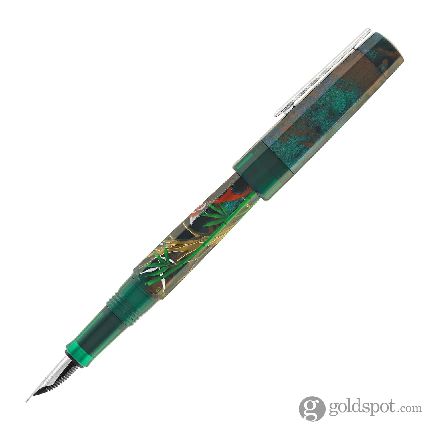 Benu Euphoria Handpainted Fountain Pen in Red Panda