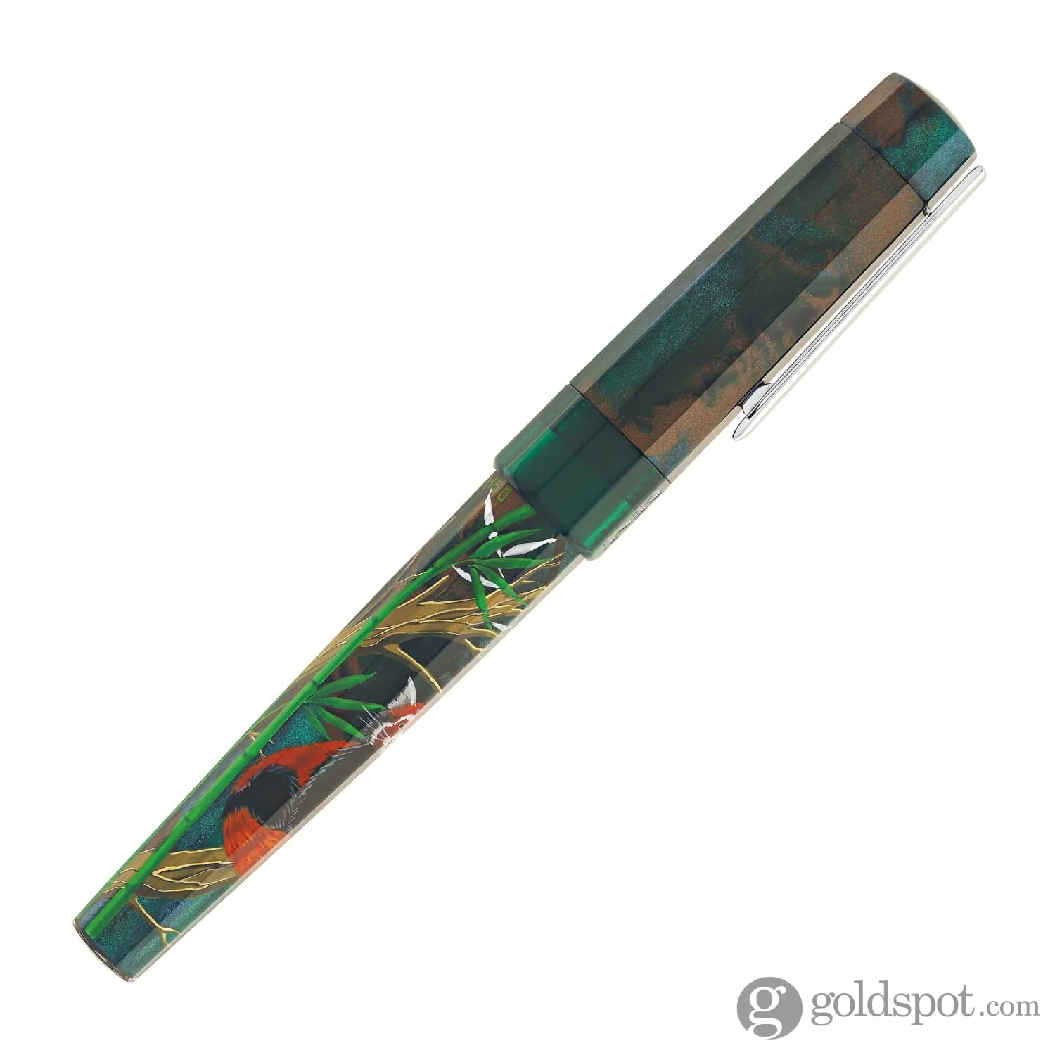 Benu Euphoria Handpainted Fountain Pen in Red Panda