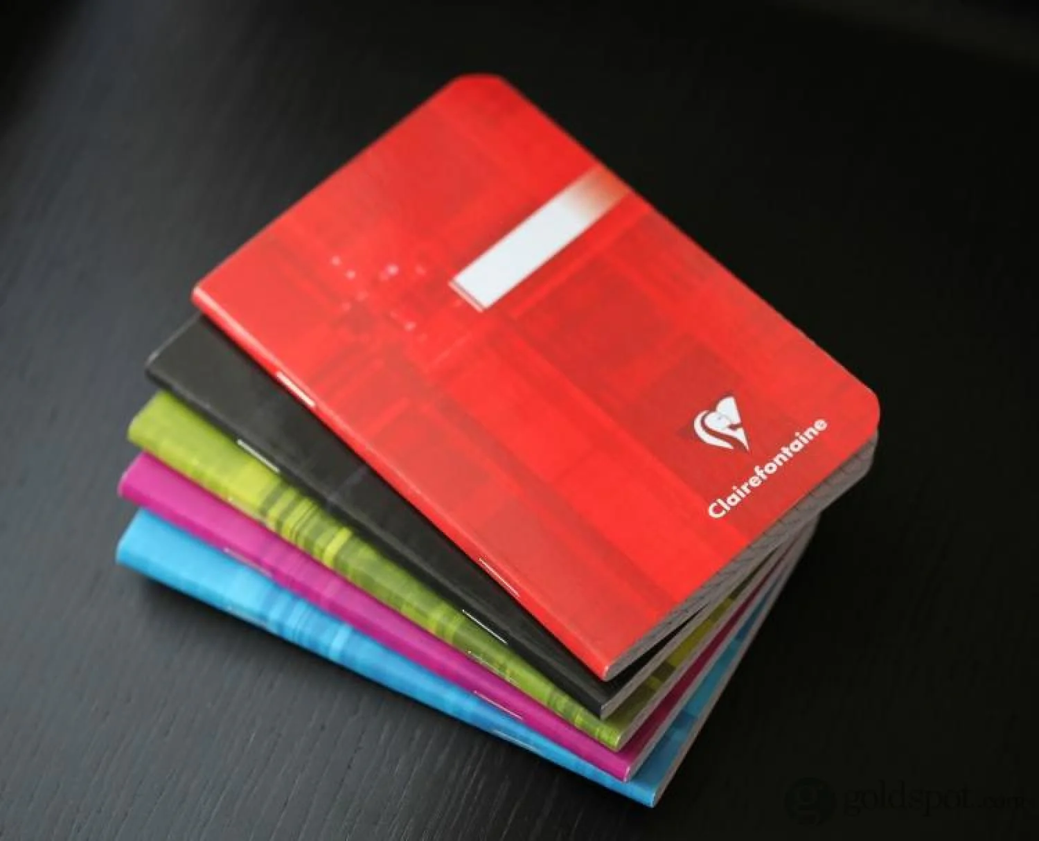 Single Clairefontaine Staplebound Ruled Notebook - Assorted Color - 3.5 x 5.5