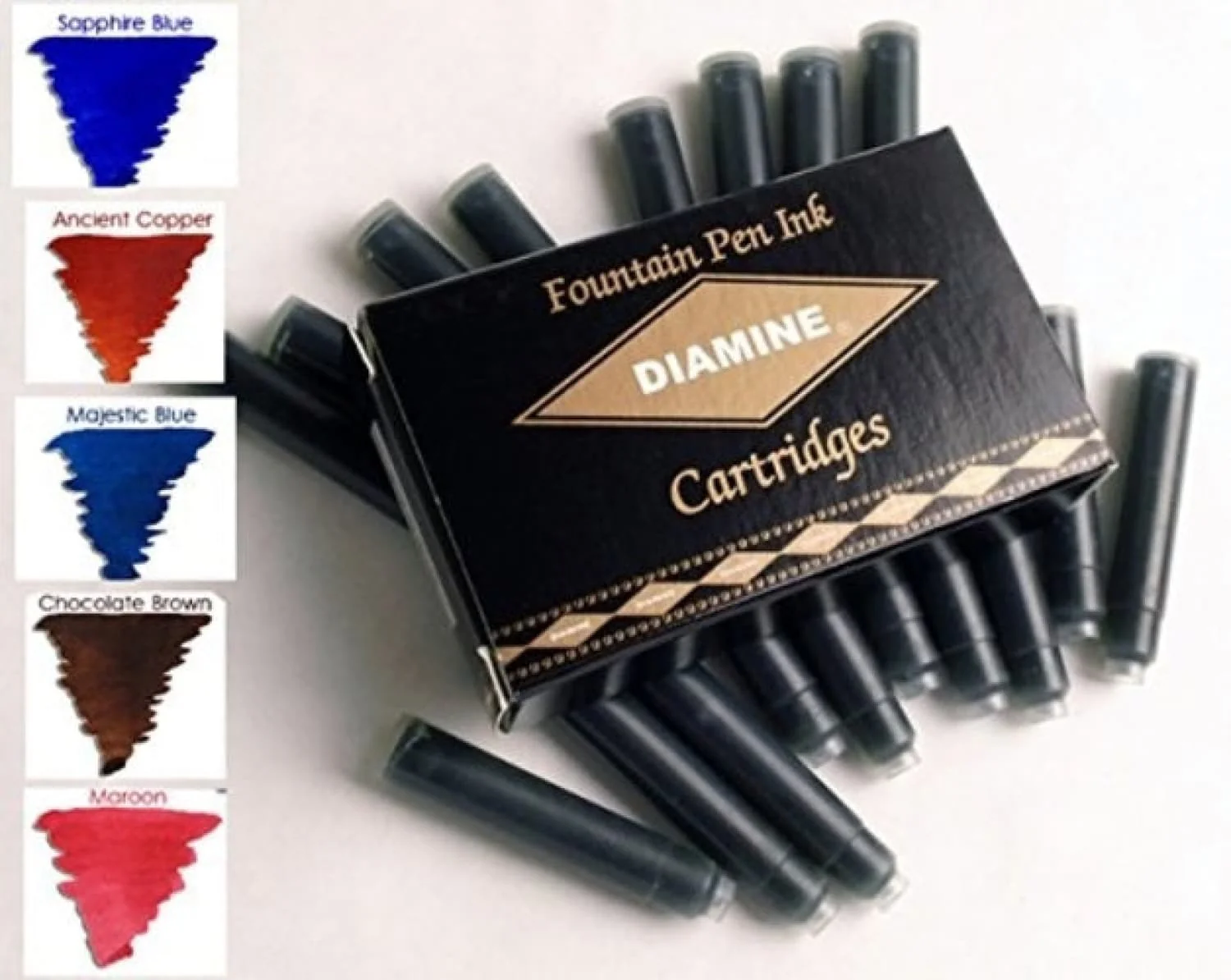 8012-diamine-ink-cartridge-in-sovereign-pack-of-20-1.webp Diamine Ink Cartridge in Sovereign - Pack of 20