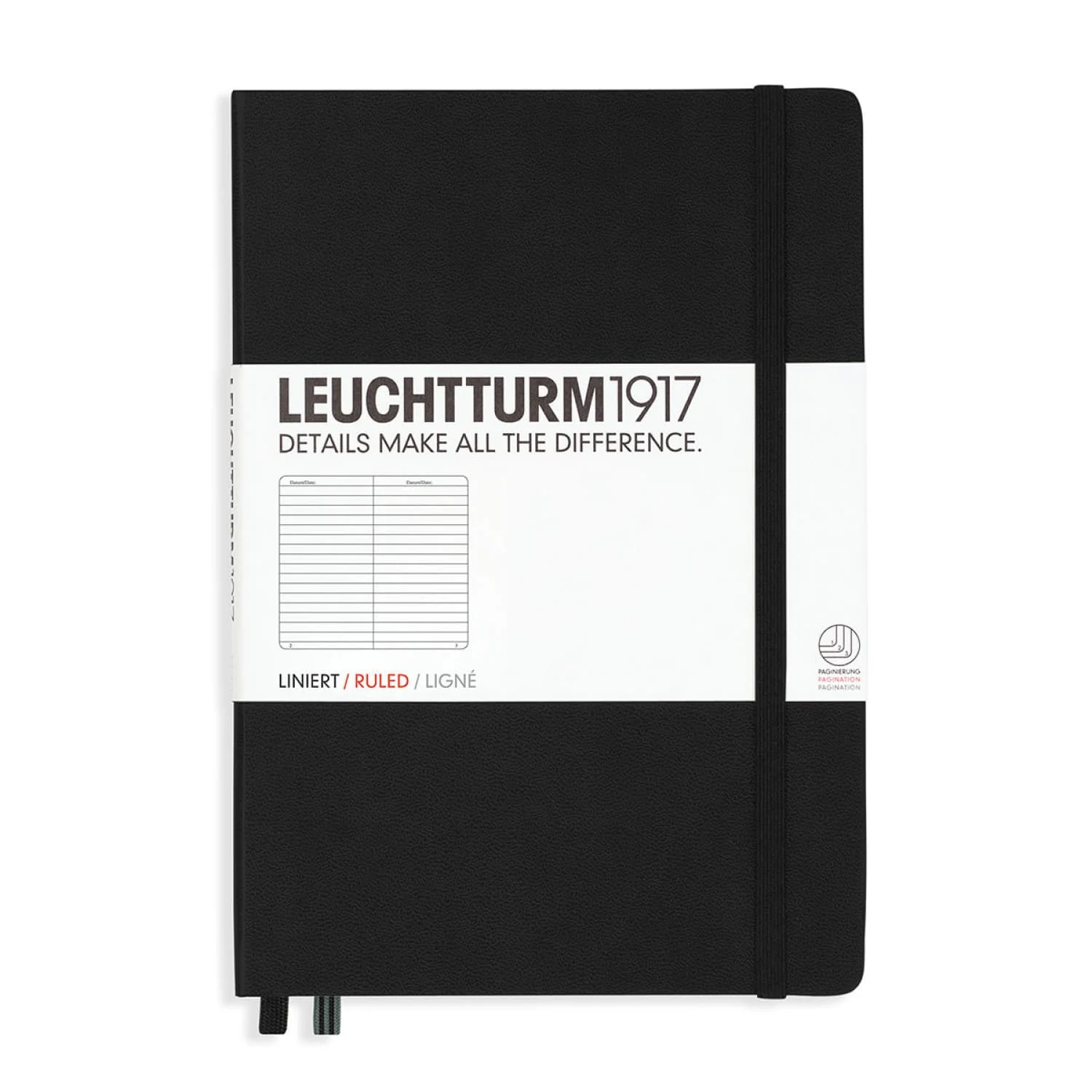 8028-leuchtturm-1917-ruled-hardcover-lined-notebook-in-black-a5-1.webp Leuchtturm 1917 Ruled Hardcover Lined Notebook in Black - A5