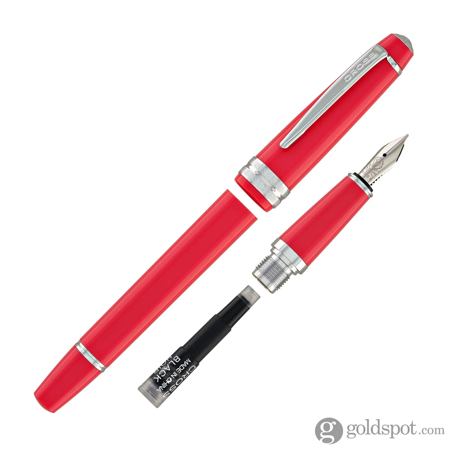 Cross Bailey Light Fountain Pen in Polished Coral Resin