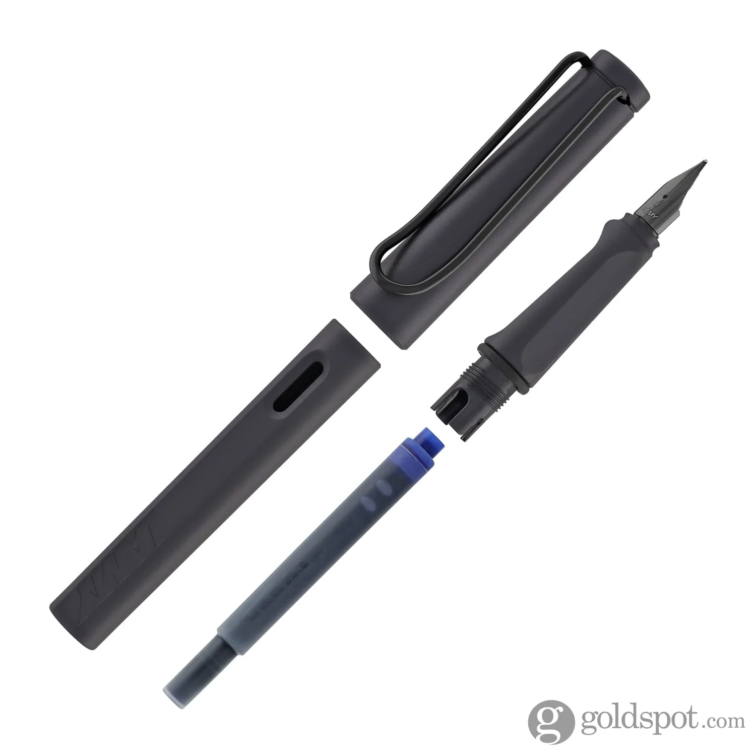 Lamy Safari Fountain Pen in Steel Black