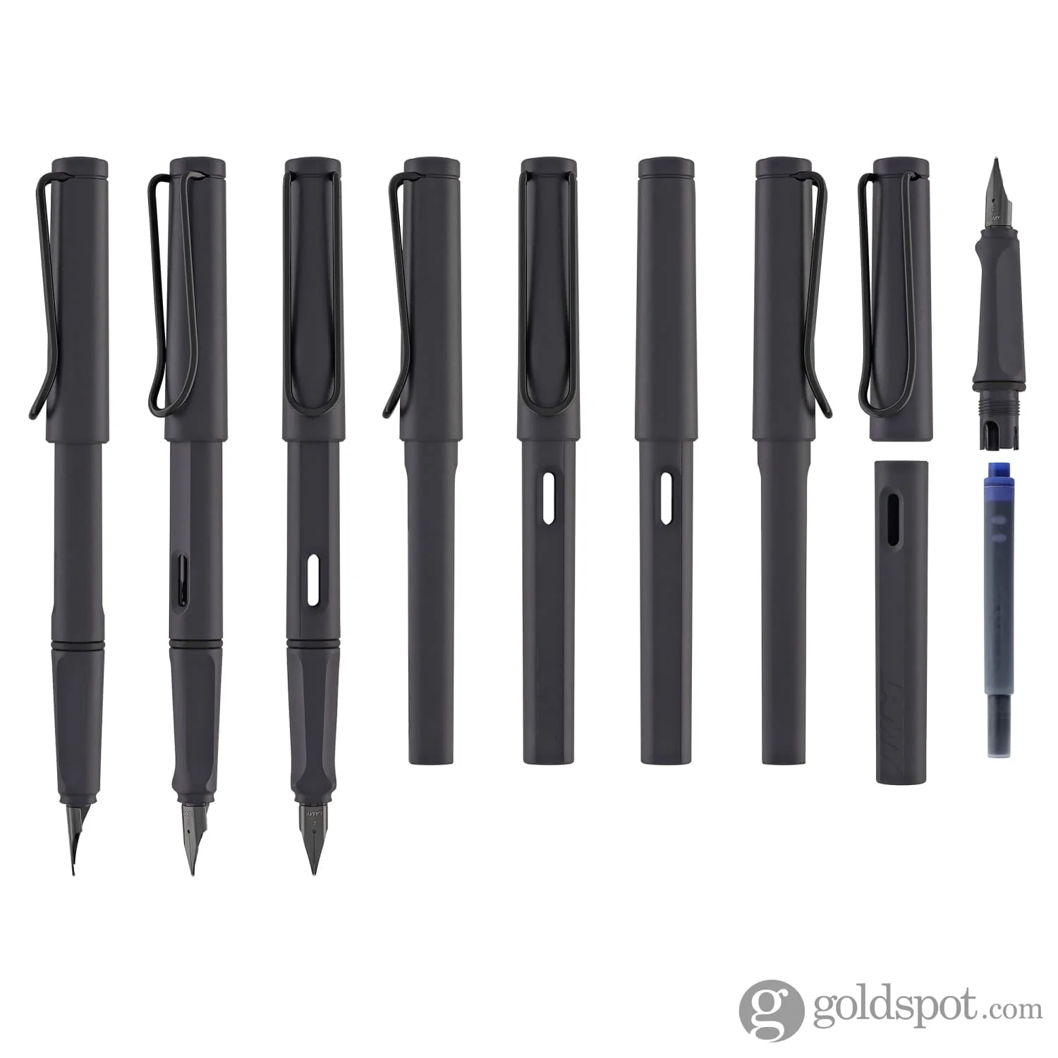 Lamy Safari Fountain Pen in Steel Black