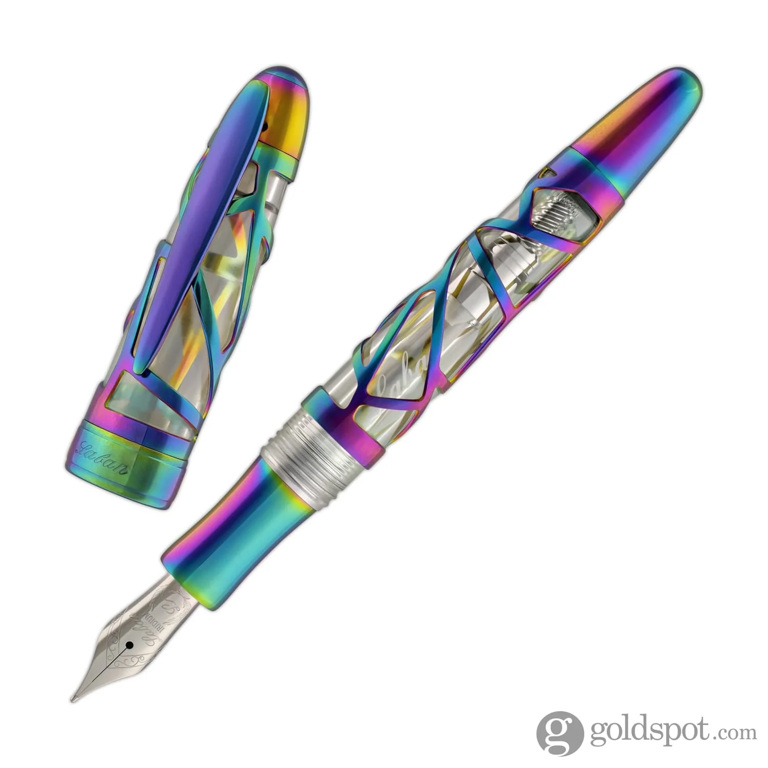 8081-laban-300-skeleton-fountain-pen-in-rainbow-7.webp Laban 300 Skeleton Fountain Pen in Rainbow