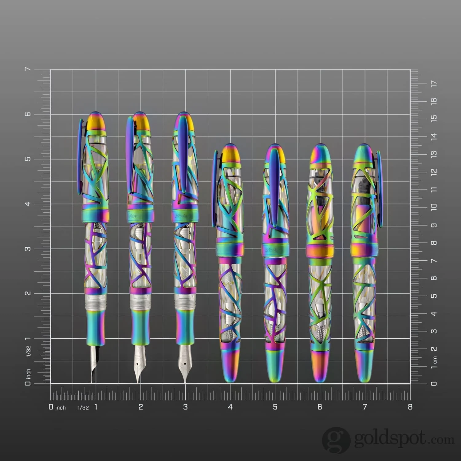 8081-laban-300-skeleton-fountain-pen-in-rainbow-8.webp Laban 300 Skeleton Fountain Pen in Rainbow