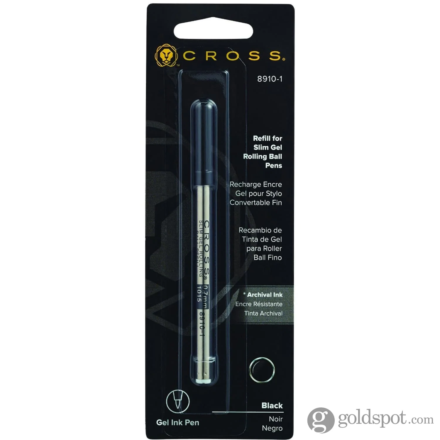 Cross Spire and Click Rollerball Refill in Black