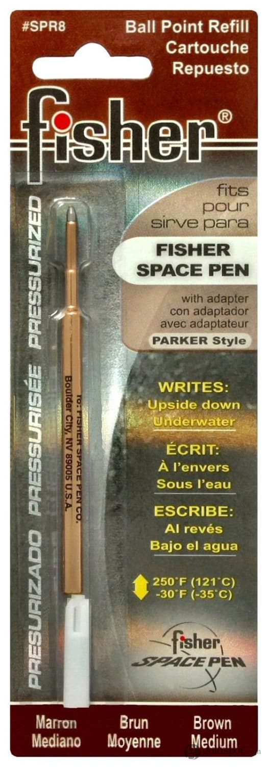8091-fisher-space-ballpoint-pen-refill-in-brown-medium-point-3.jpg Fisher Space Ballpoint Pen Refill in Brown - Medium Point