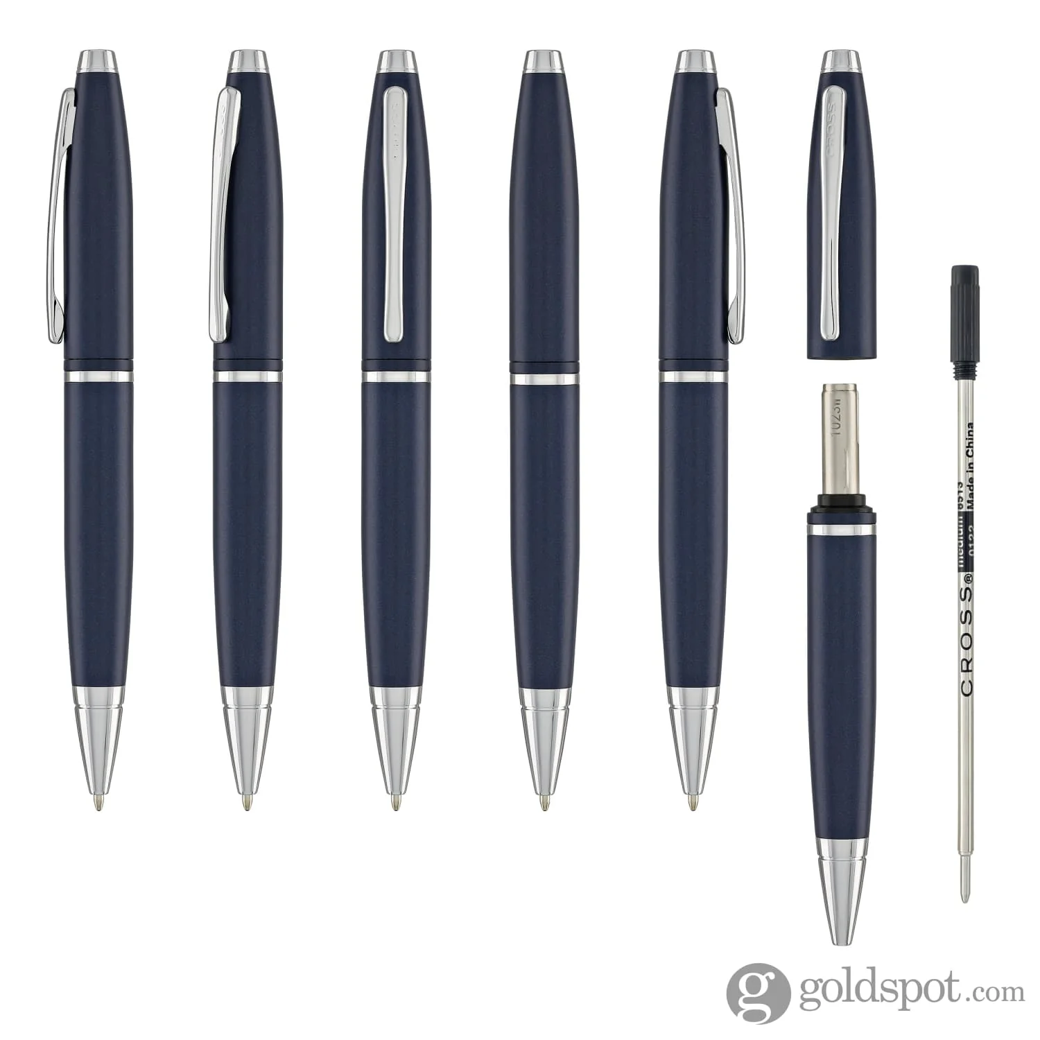 8113-cross-calais-ballpoint-pen-in-matte-metallic-midnight-blue-6.webp Cross Calais Ballpoint Pen in Matte Metallic Midnight Blue