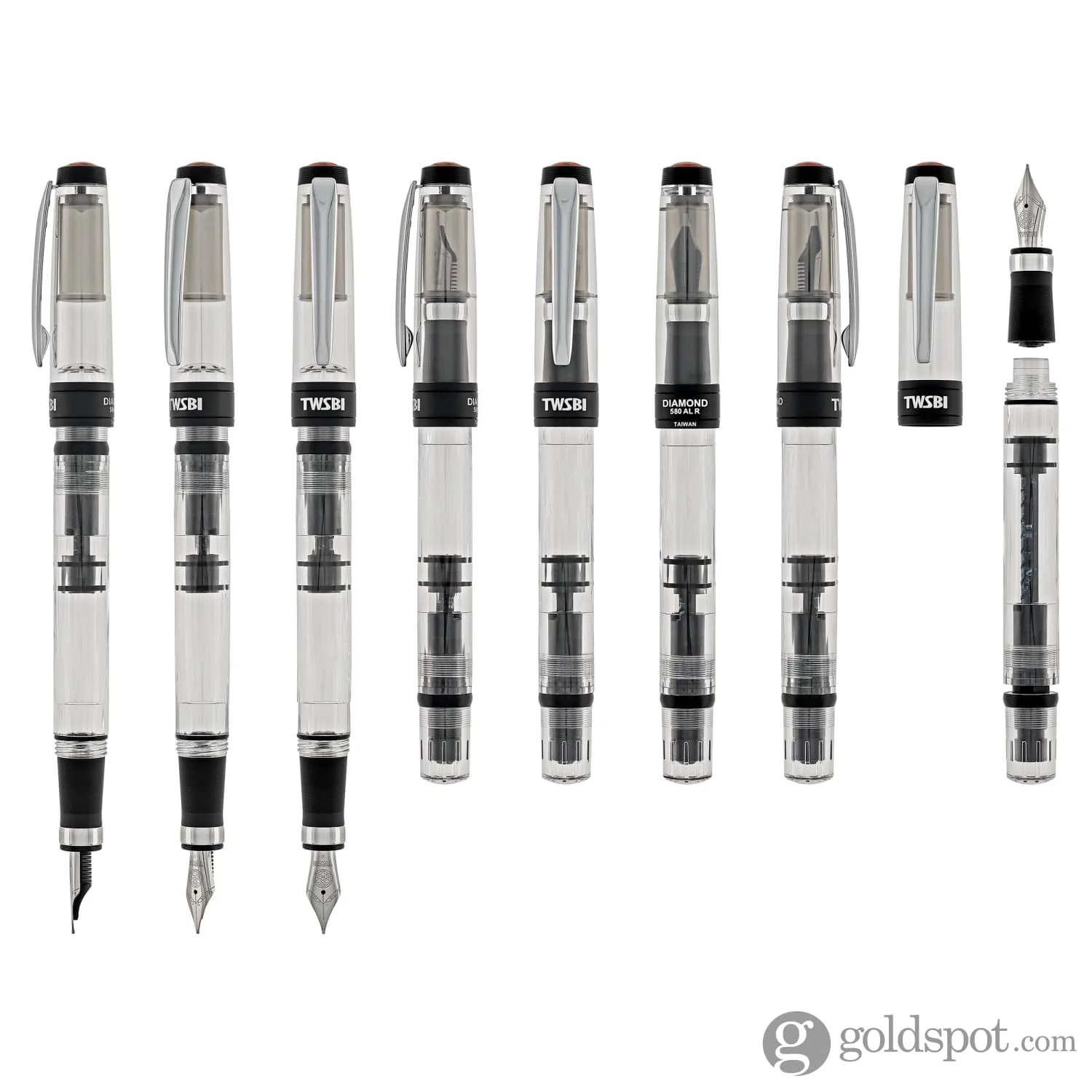 TWSBI Diamond 580ALR Fountain Pen in Black